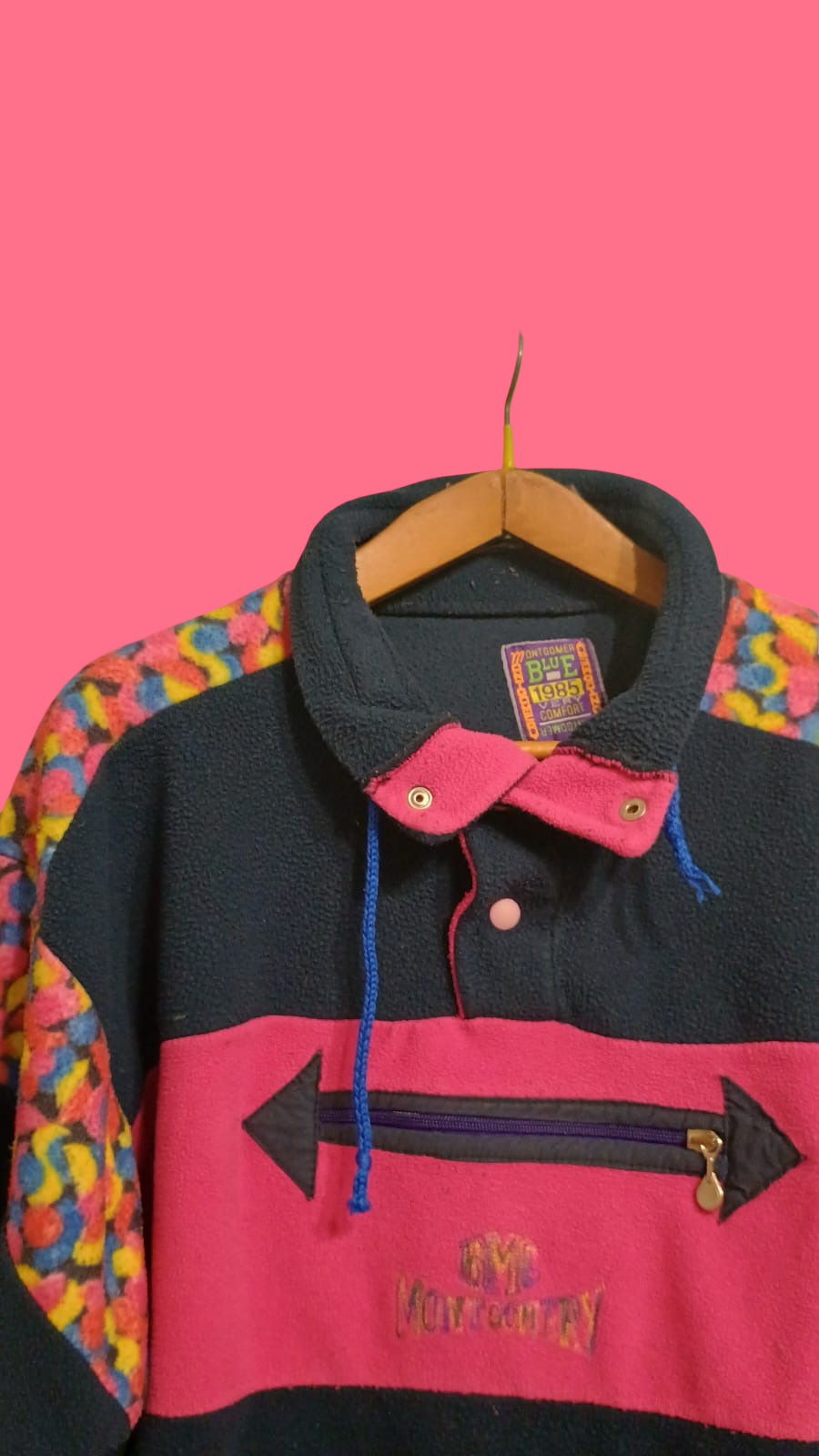 Vintage Multicolor Fantasy 90's Sweatshirt Unisex Size L