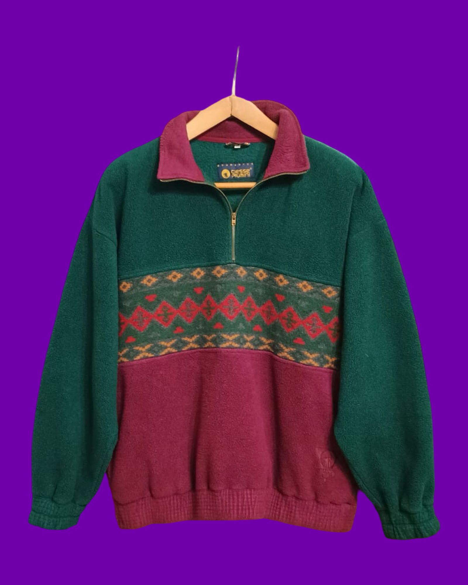 Vintage Multicolor Fantasy 90's Fleece Unisex Size XL