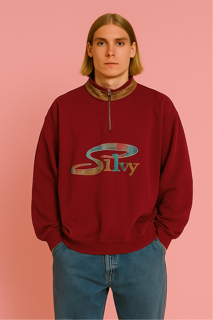 Felpa Vintage Fila Multicolor A Fantasia Anni 90 Unisex Size L