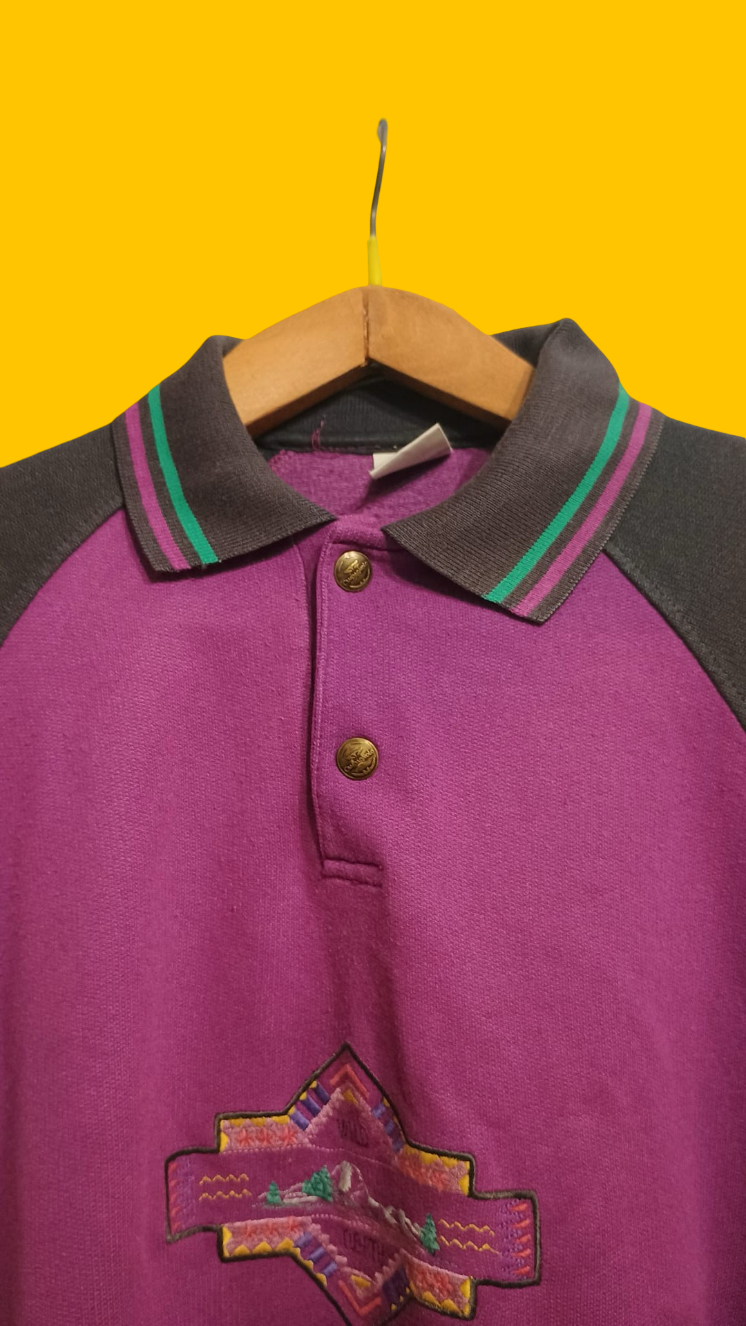 Vintage Multicolor Fantasy 90's Sweatshirt Unisex Size L