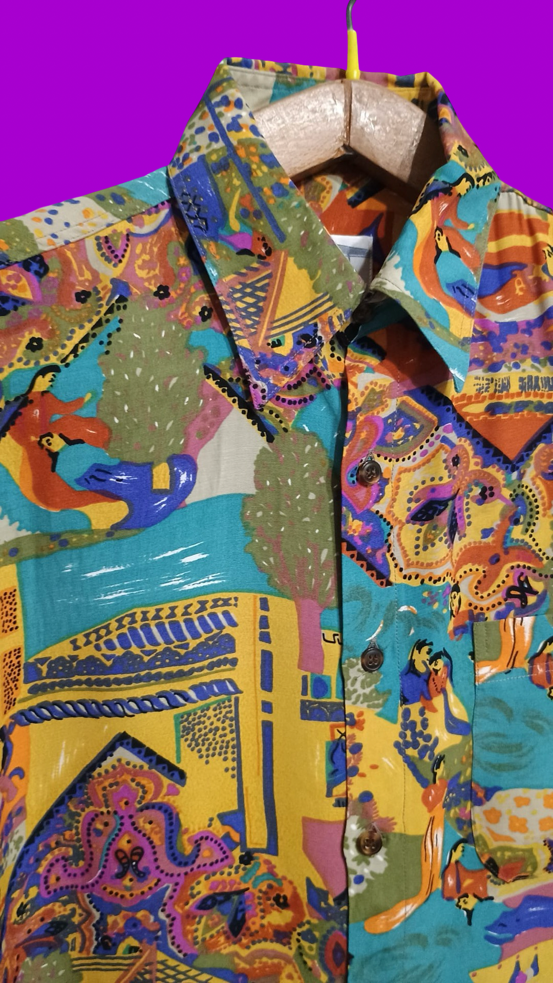 Vintage Multicolor Fantasy 90's Shirt Unisex Size XL