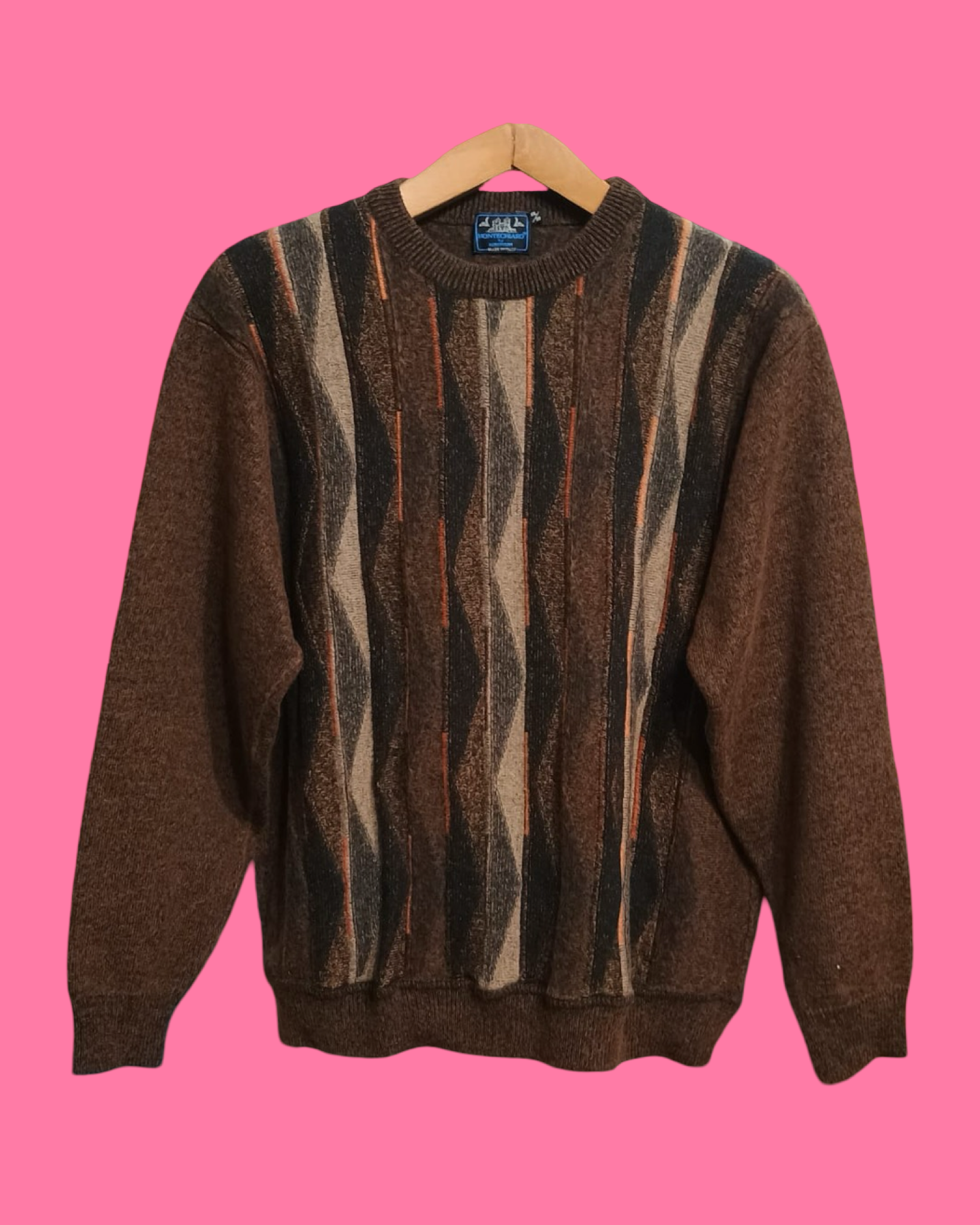 Vintage Multicolor Fantasy 90's Sweater Unisex Size L