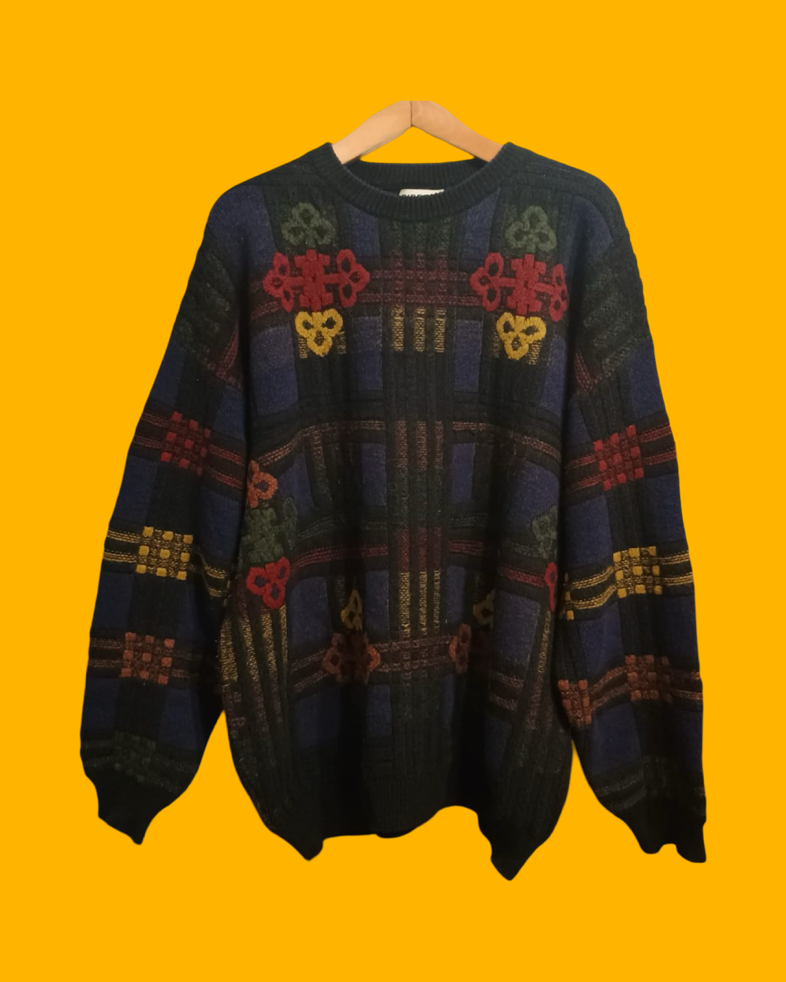 Vintage Multicolor Fantasy 90's Sweater Unisex Size XL
