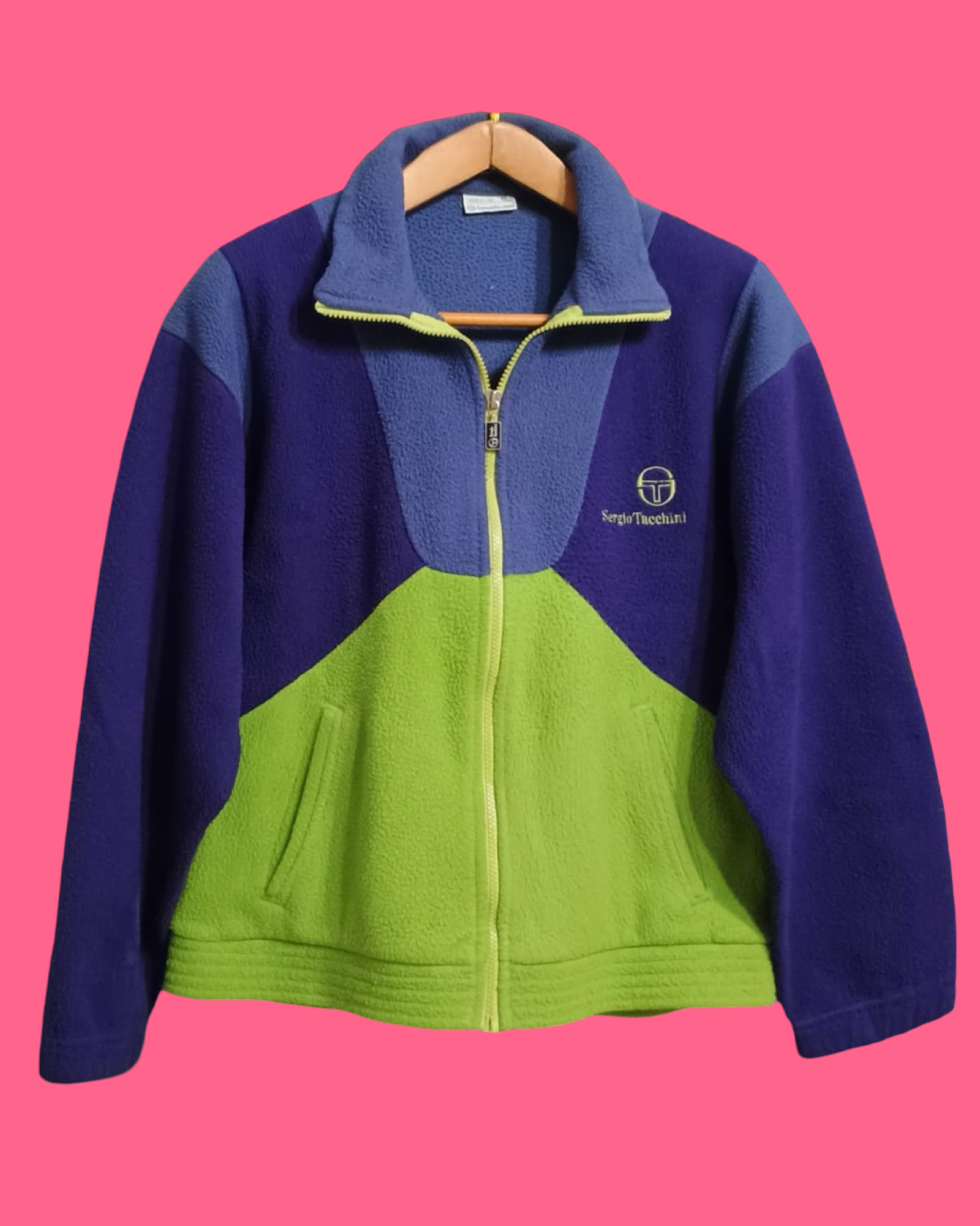 Vintage Multicolor Fantasy Sergio Tacchini 90's Sweatshirt Unisex Size M