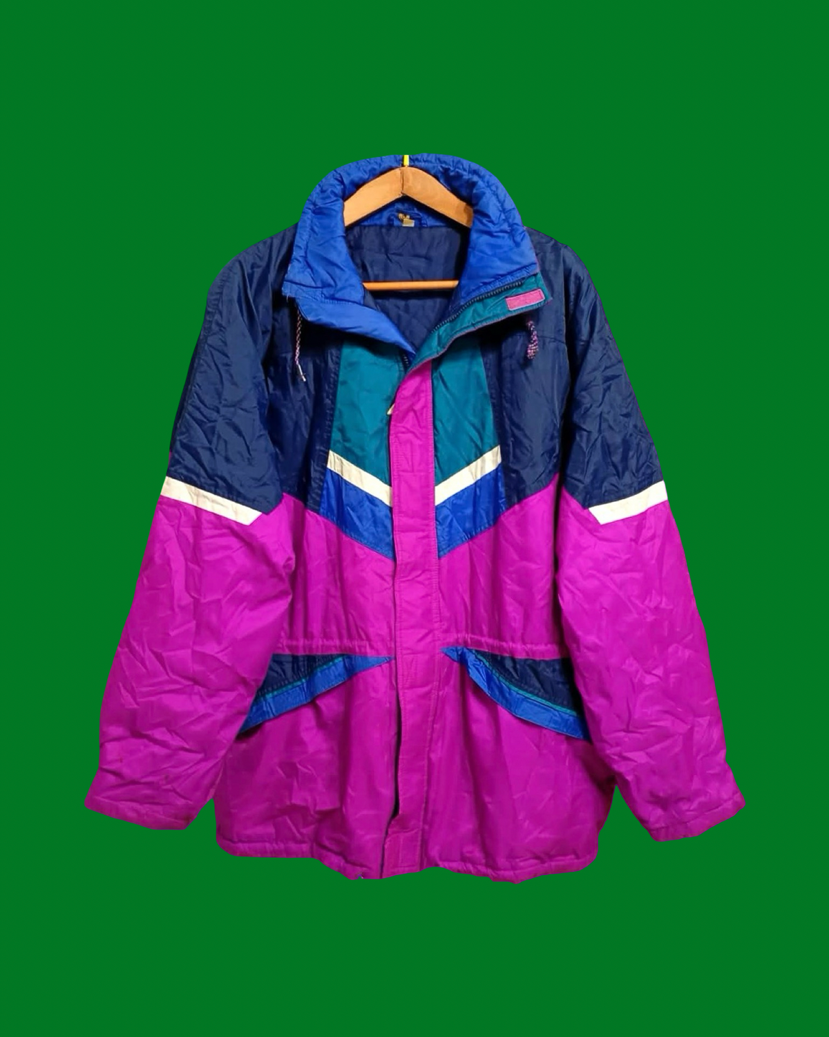 Vintage Multicolor Fantasy 90's Rare Snow Jacket Unisex Size XL