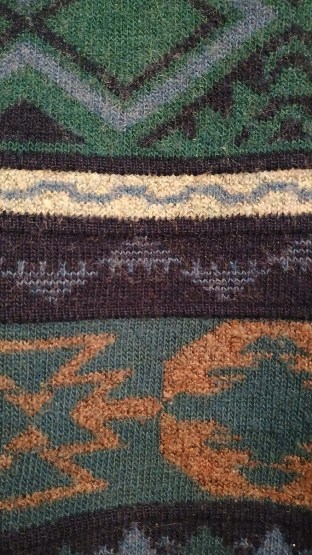 Vintage Multicolor Fantasy 90's Sweater Unisex Size S