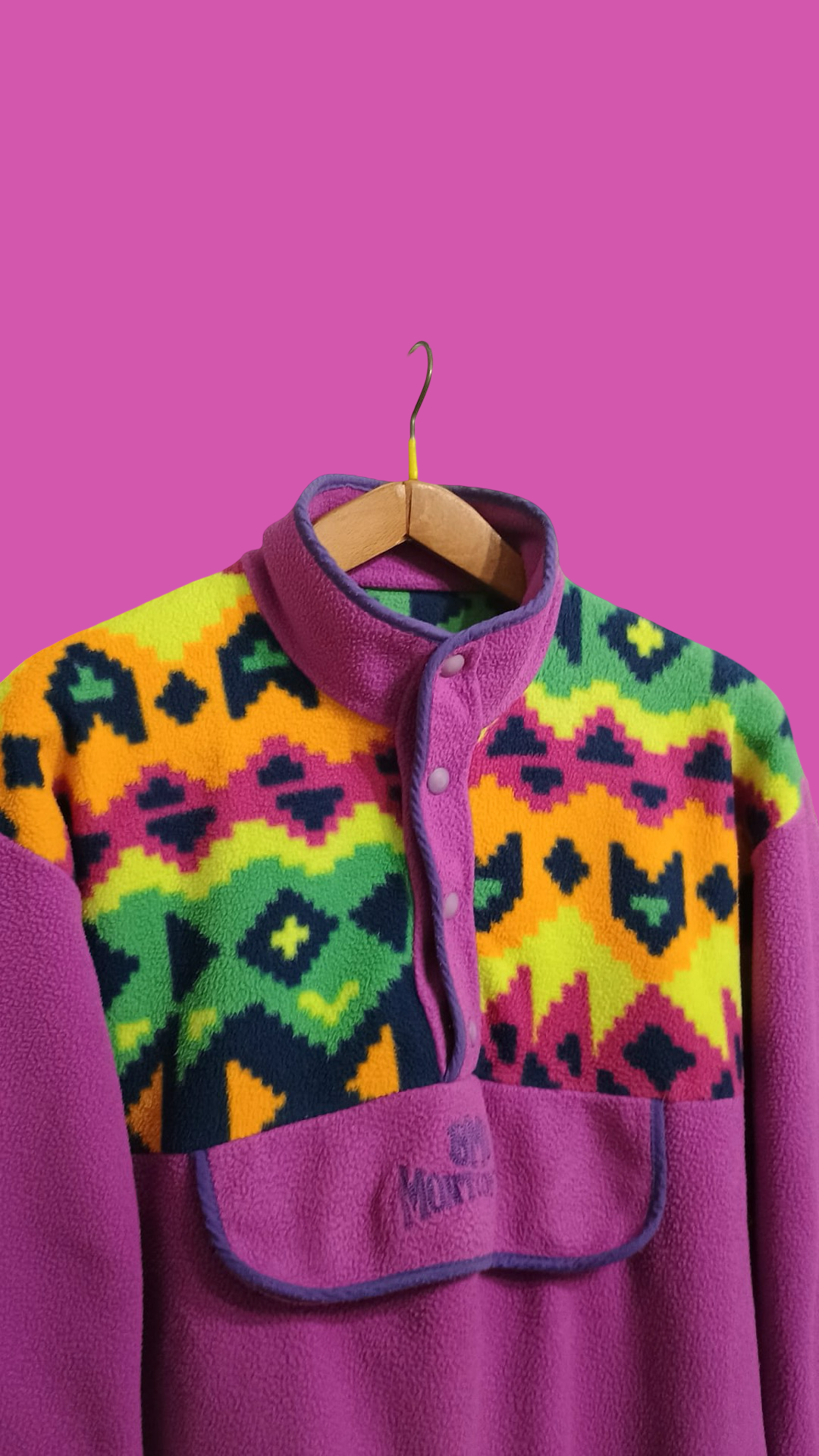 Vintage Multicolor Fantasy 90's Fleece Unisex Size L
