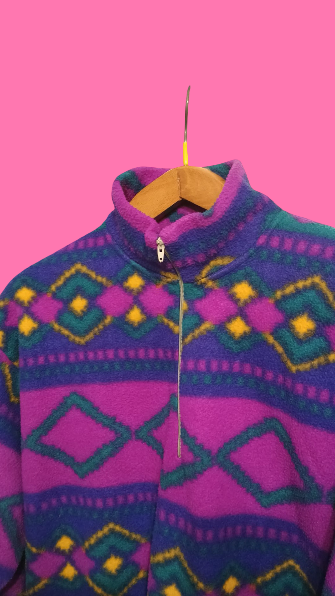 Vintage Multicolor Fantasy 90's Fleece Unisex Size L
