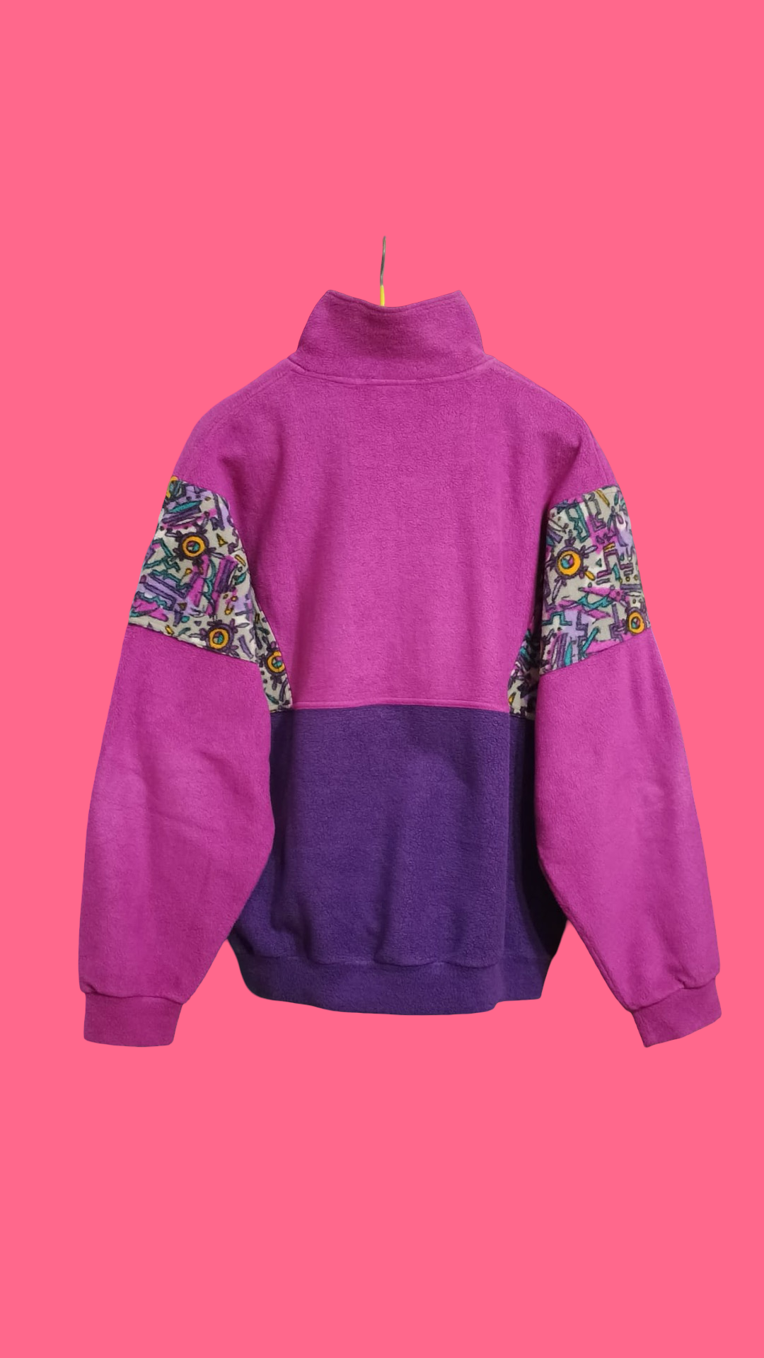 Vintage Multicolor Fantasy 90's Fleece Unisex Size L