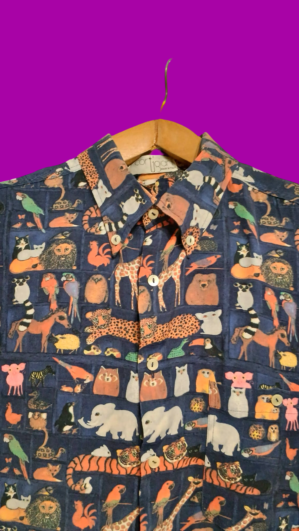 Vintage Multicolor Fantasy 90's Shirt Unisex Size L