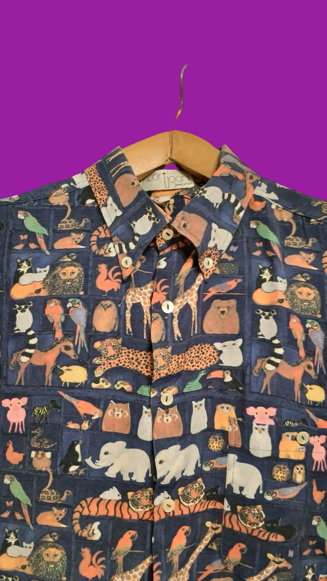 Vintage Multicolor Fantasy 90's Shirt Unisex Size L