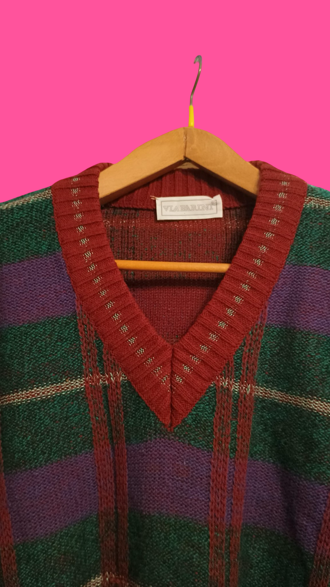 Vintage Multicolor Fantasy 90's Sweater Unisex Size M
