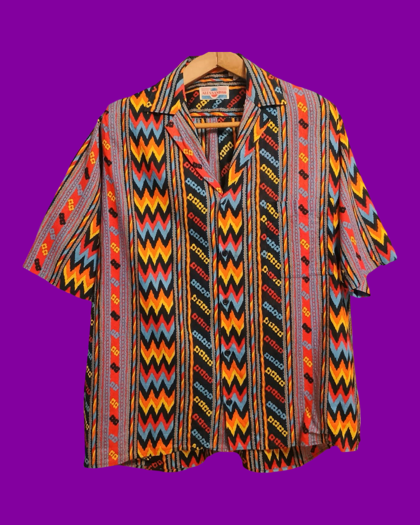 Vintage Multicolor Fantasy 90's Shirt Unisex Size L