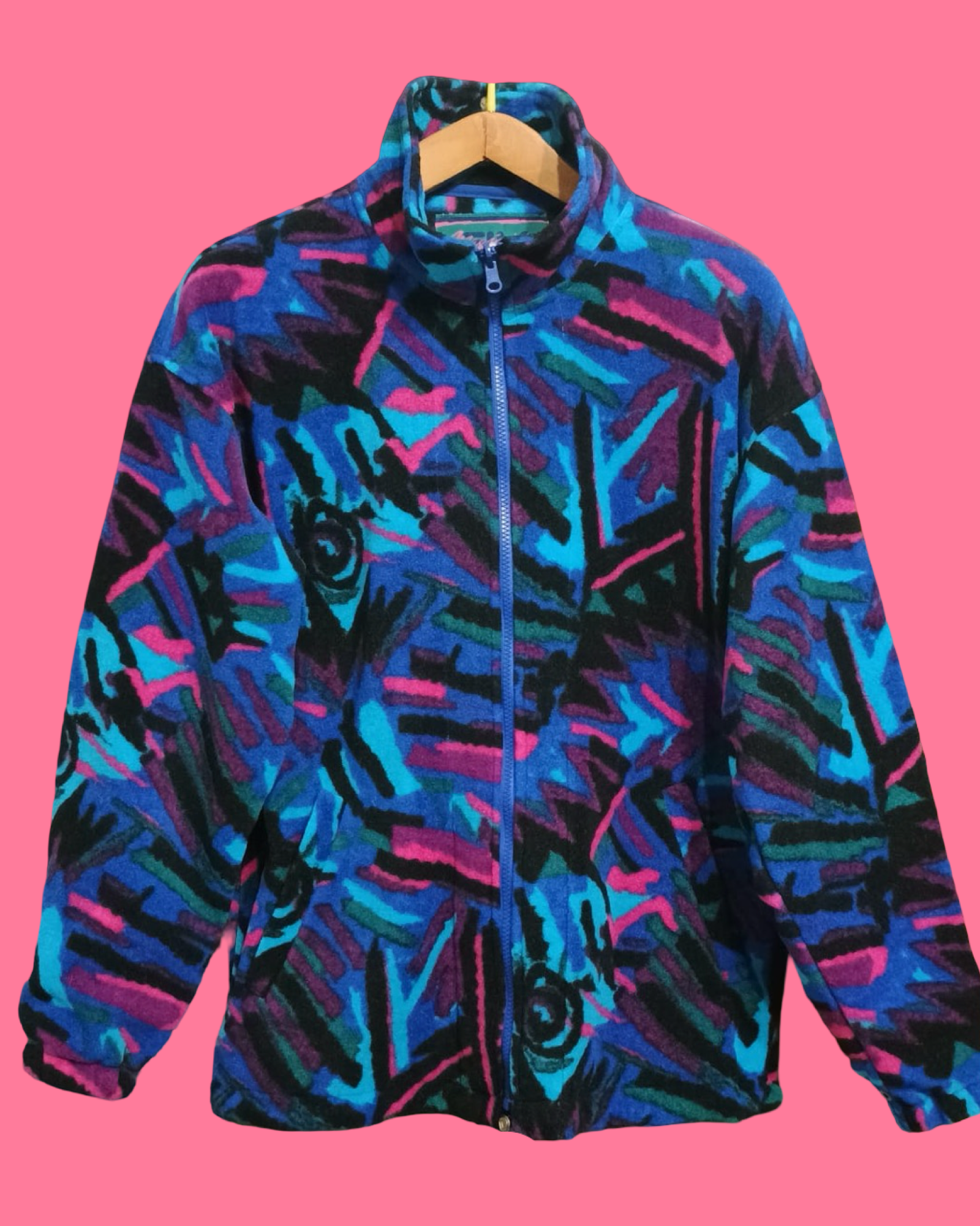 Vintage Multicolor Fantasy 90's Fila Sweatshirt Unisex Size L