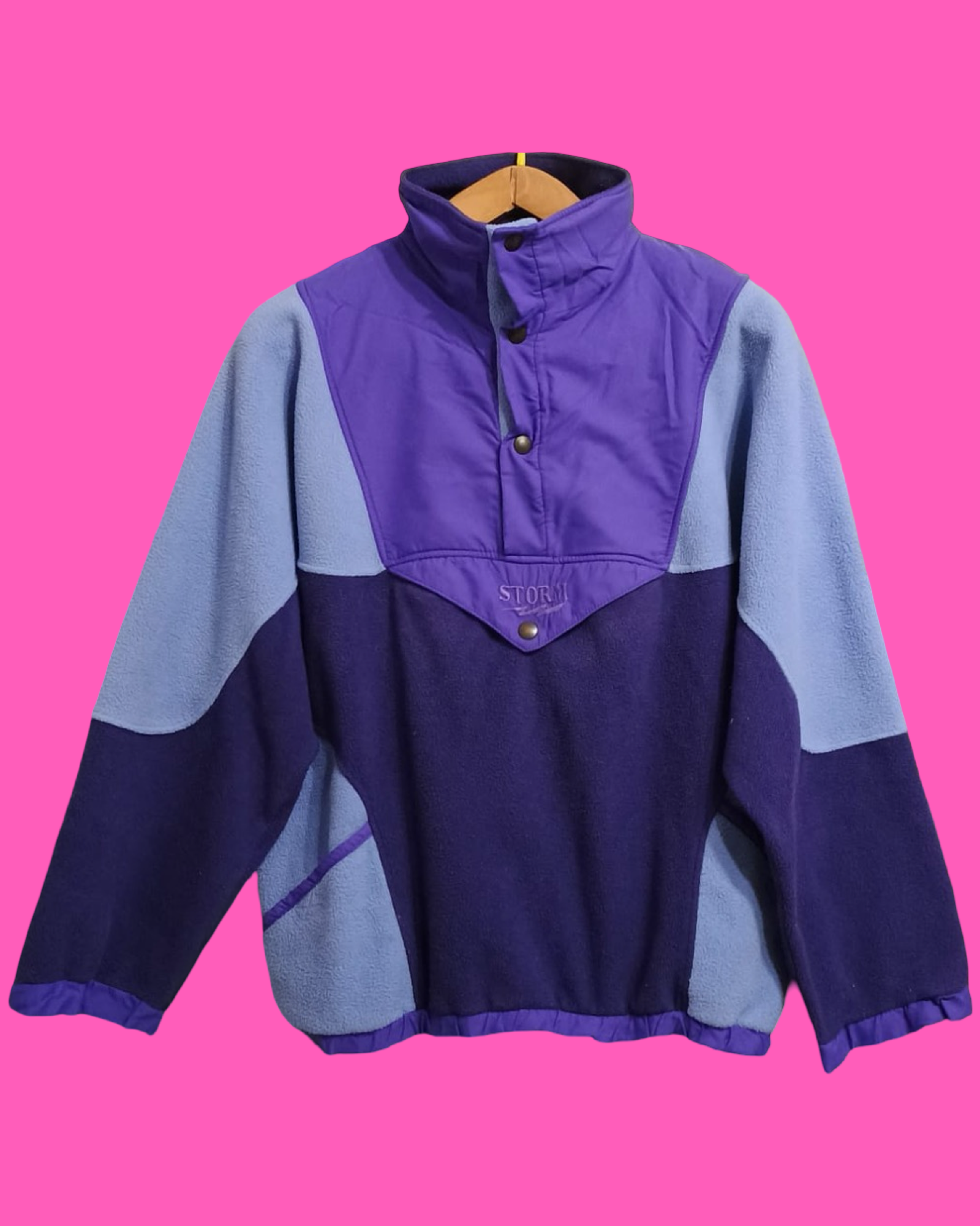 Vintage Multicolor Fantasy 90's Fleece Unisex Size M