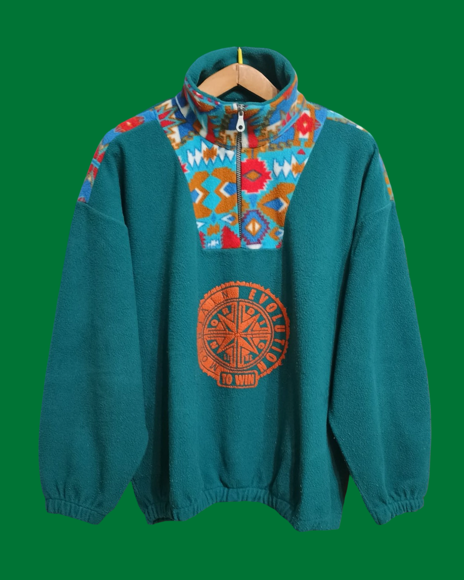 Vintage Multicolor Fantasy 90's Fleece Unisex Size L