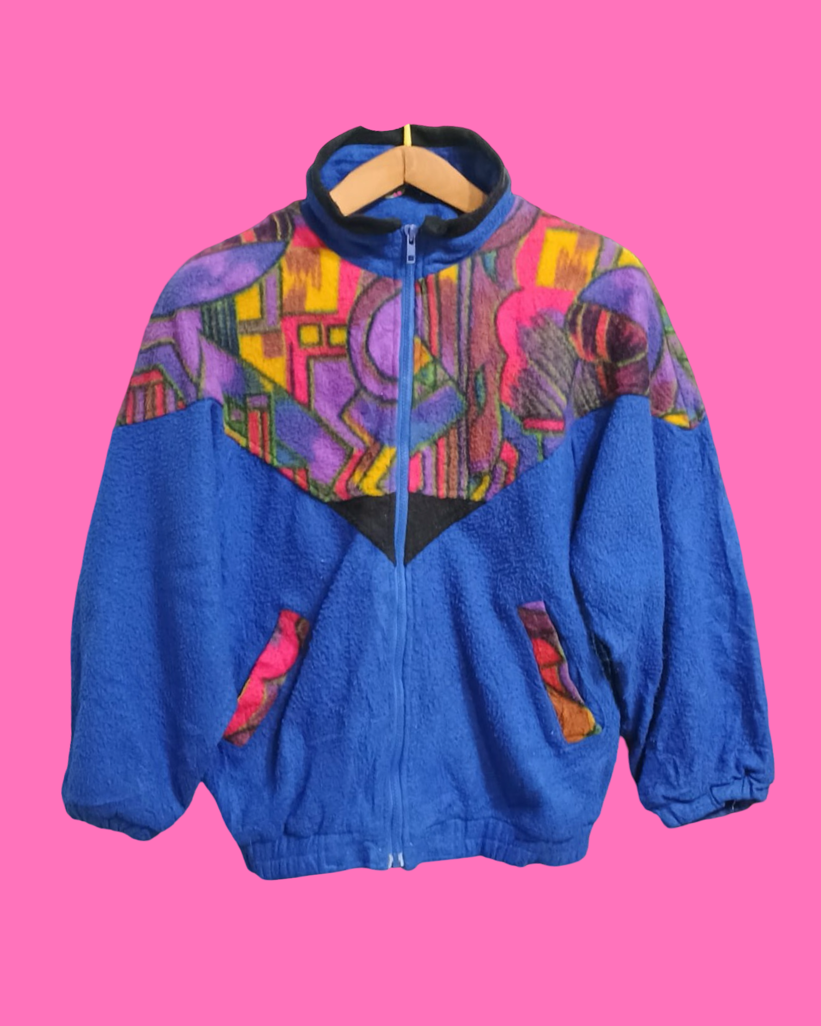 Vintage Multicolor Fantasy 90's Sweatshirt Woman Size S