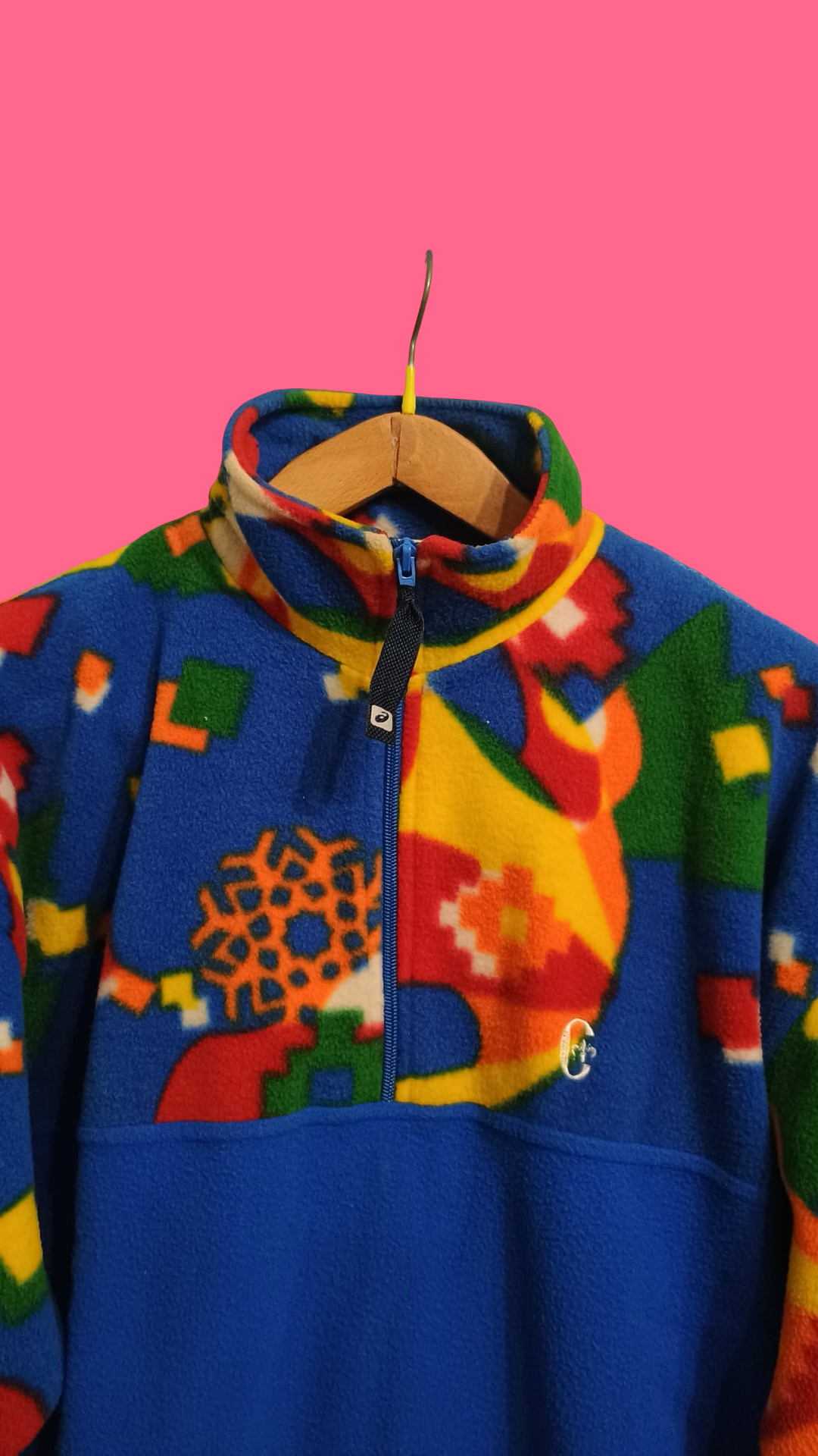 Vintage Multicolor Fantasy 90's Conte of Florence Fleece Unisex Size L
