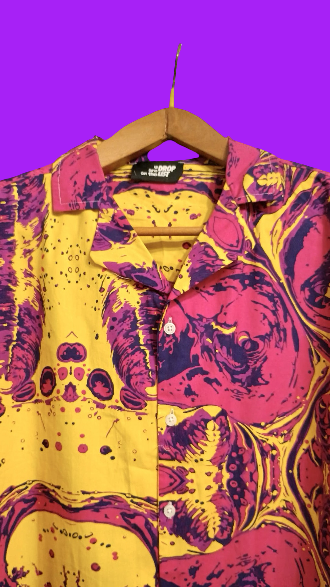 Vintage Style Multicolor Fantasy Shirt Unisex Size XL