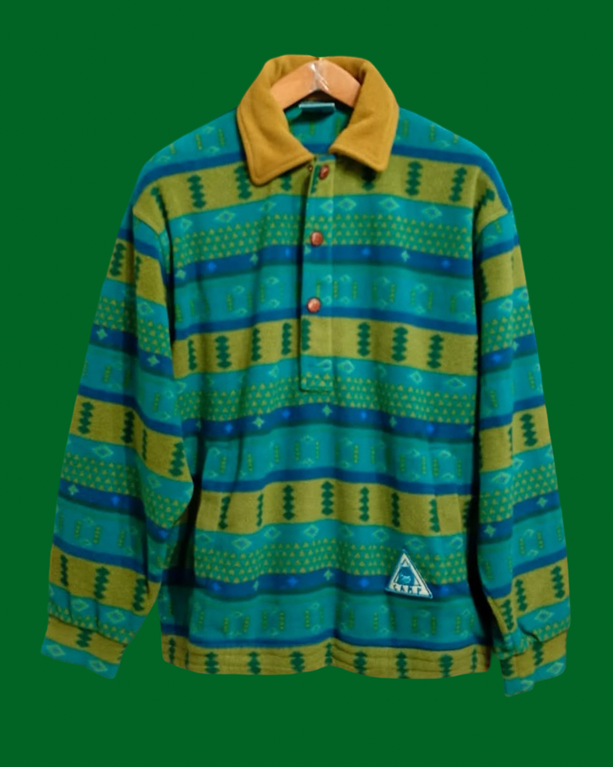 Vintage Multicolor Fantasy 90's Fleece Unisex Size L