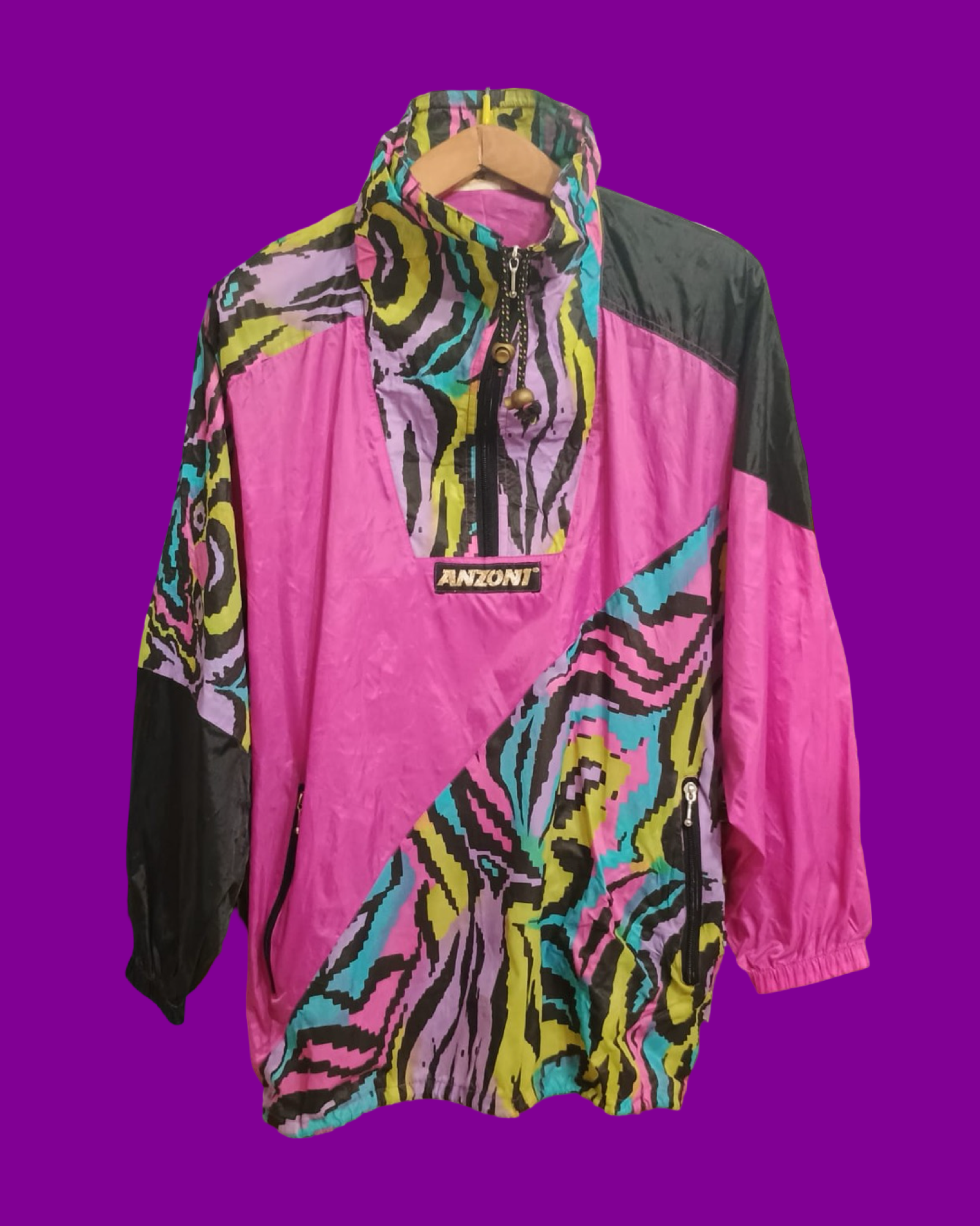 Vintage Multicolor Fantasy 90's Soft Spring Sweatshirt Unisex Size M