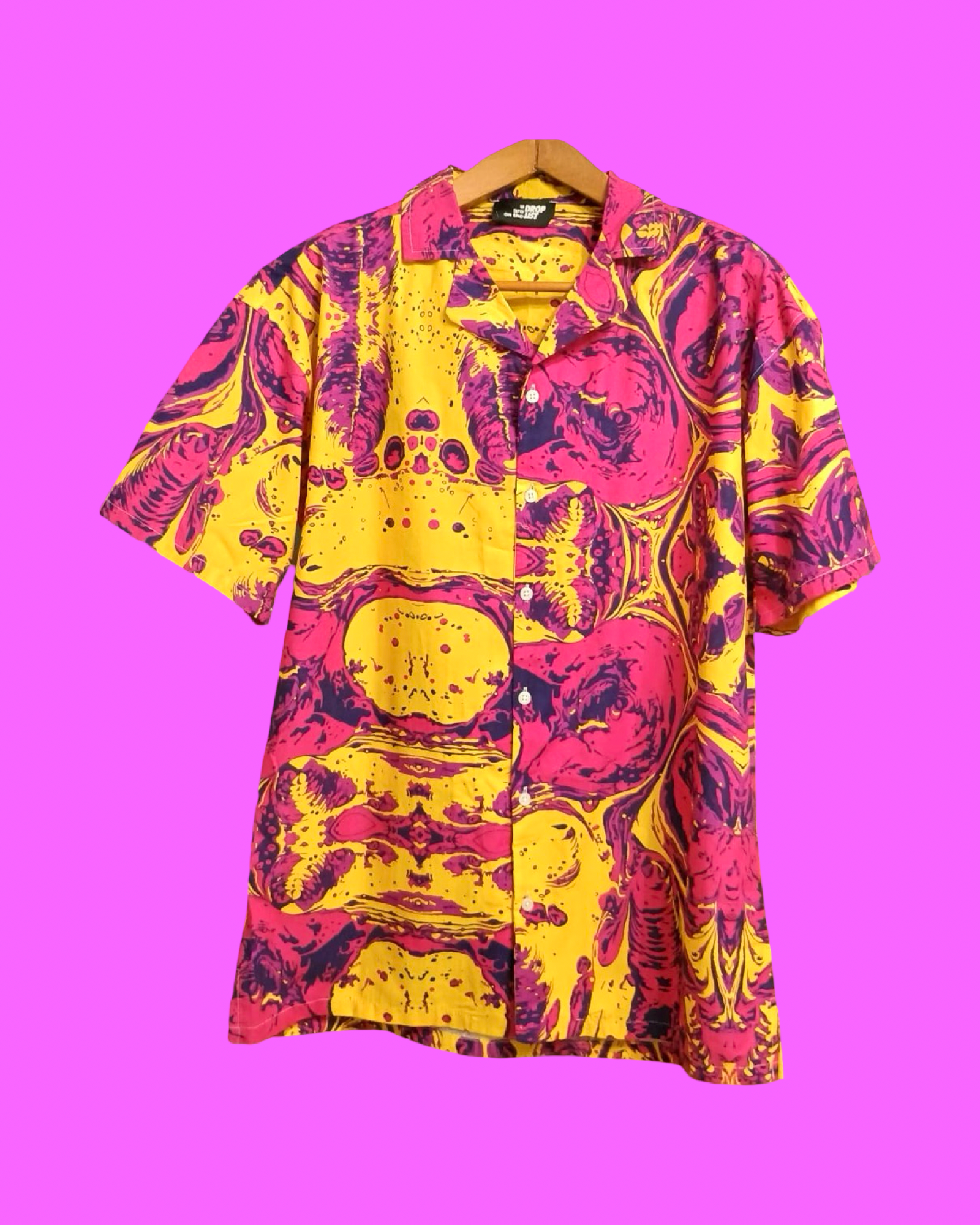 Vintage Style Multicolor Fantasy Shirt Unisex Size XL