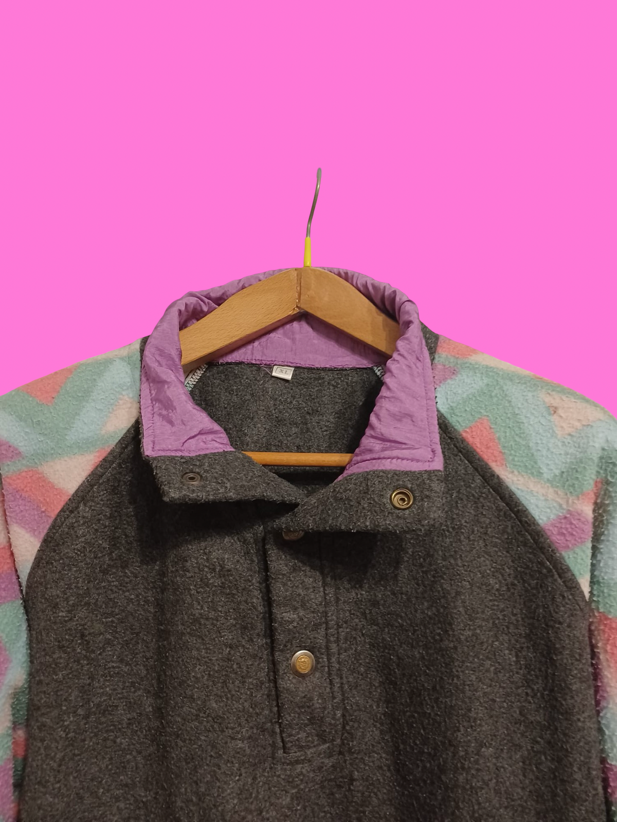 Vintage Multicolor Fantasy 90's Rare Fleece Unisex Size XL
