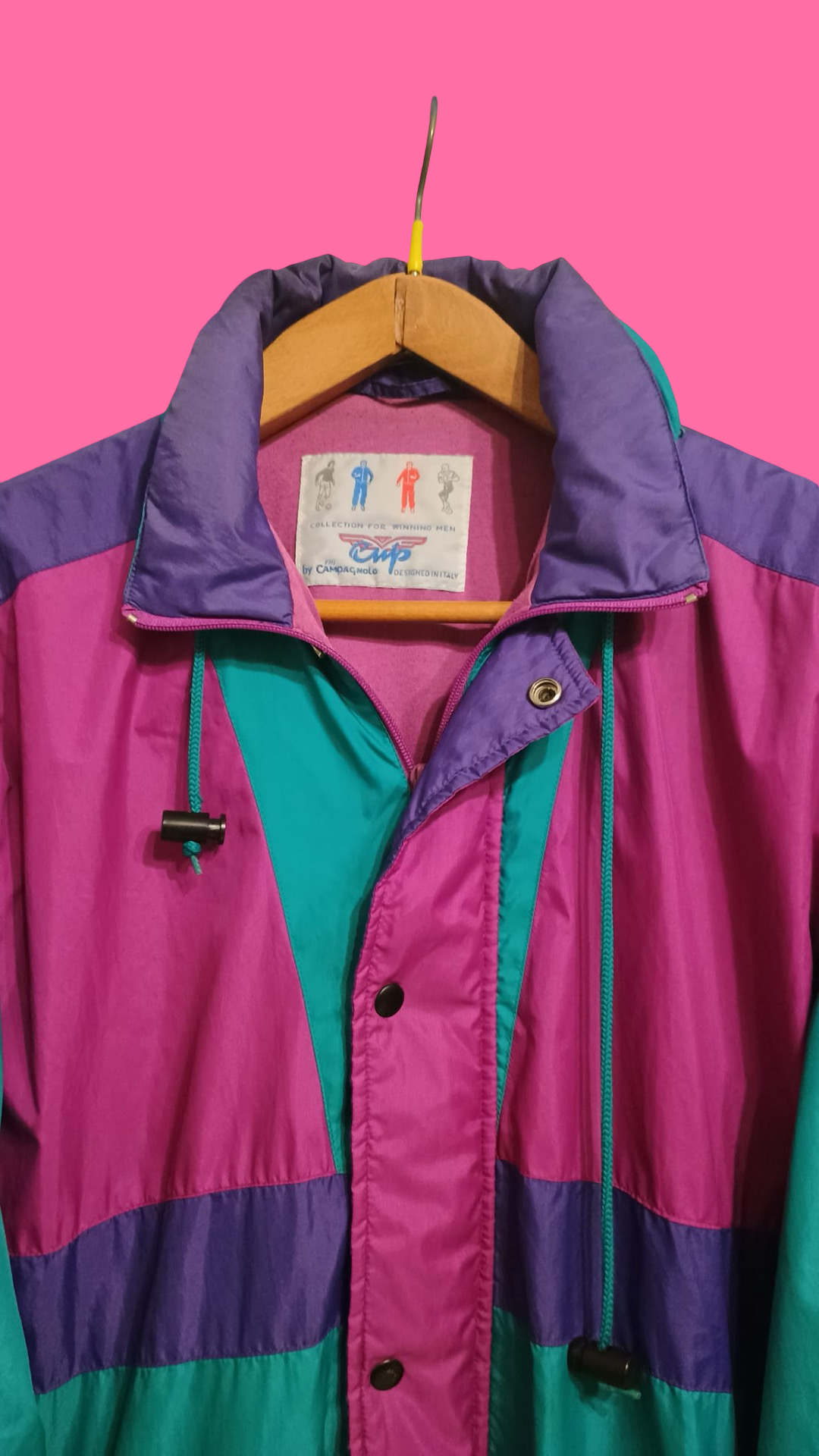 Vintage Multicolor Fantasy 90's Winter Jacket Unisex Size XL