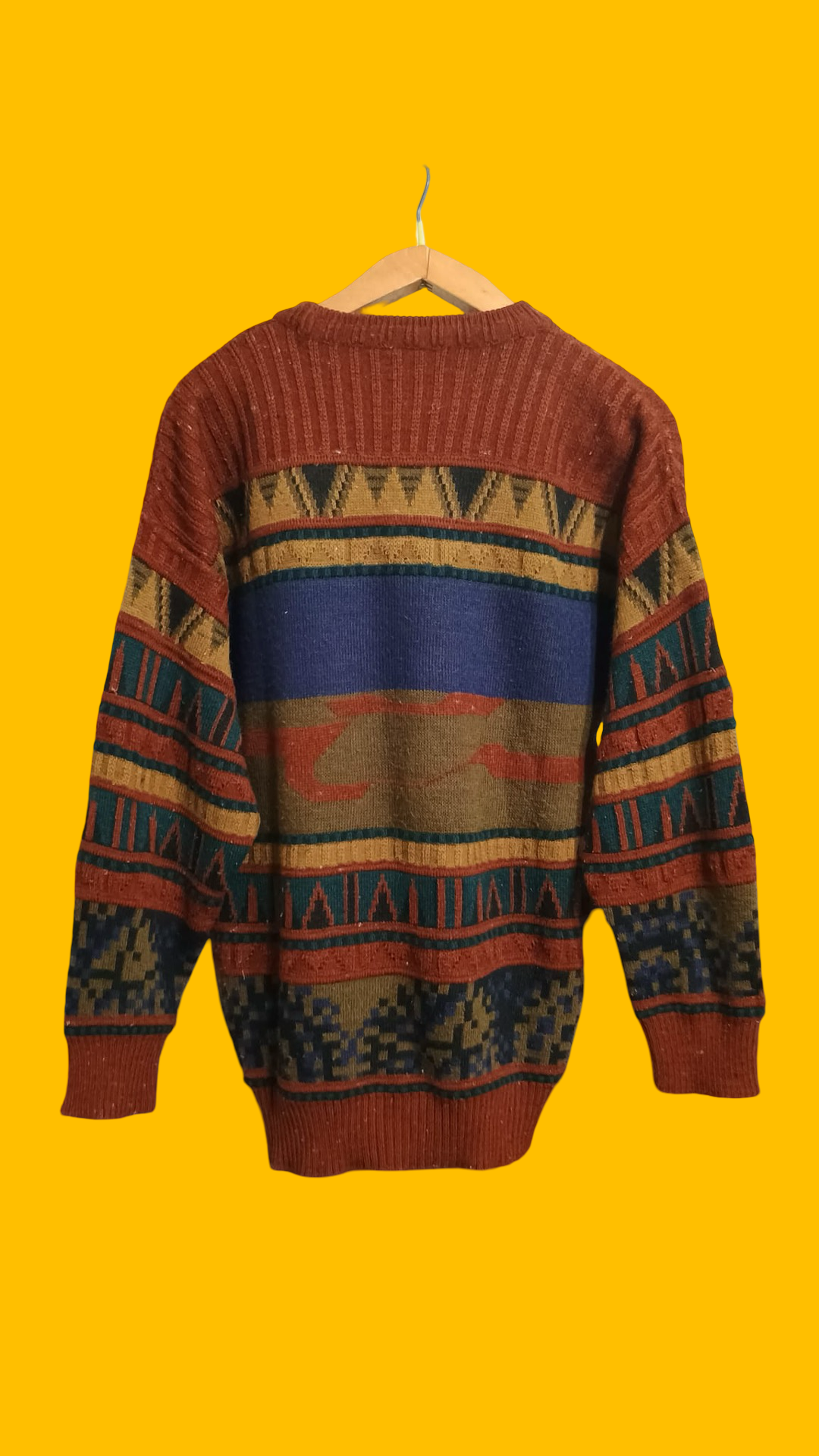 Vintage Multicolor Fantasy 90's Sweater Unisex Size M