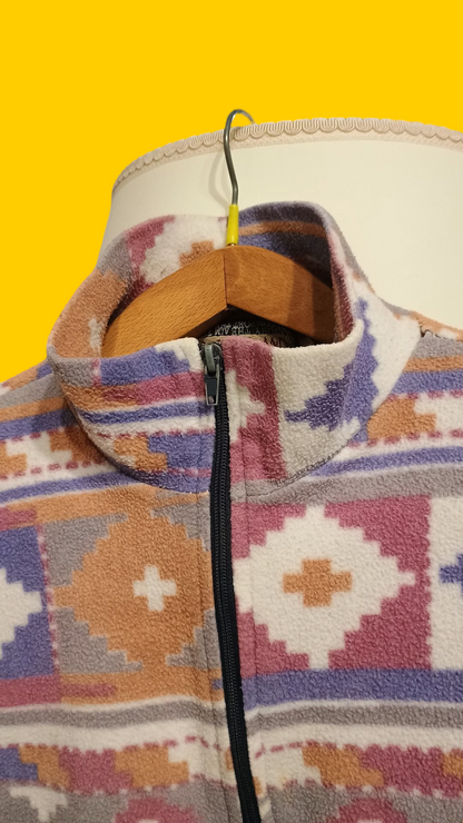 Pile Vintage Multicolor A Fantasia Anni 90 Unisex Size S