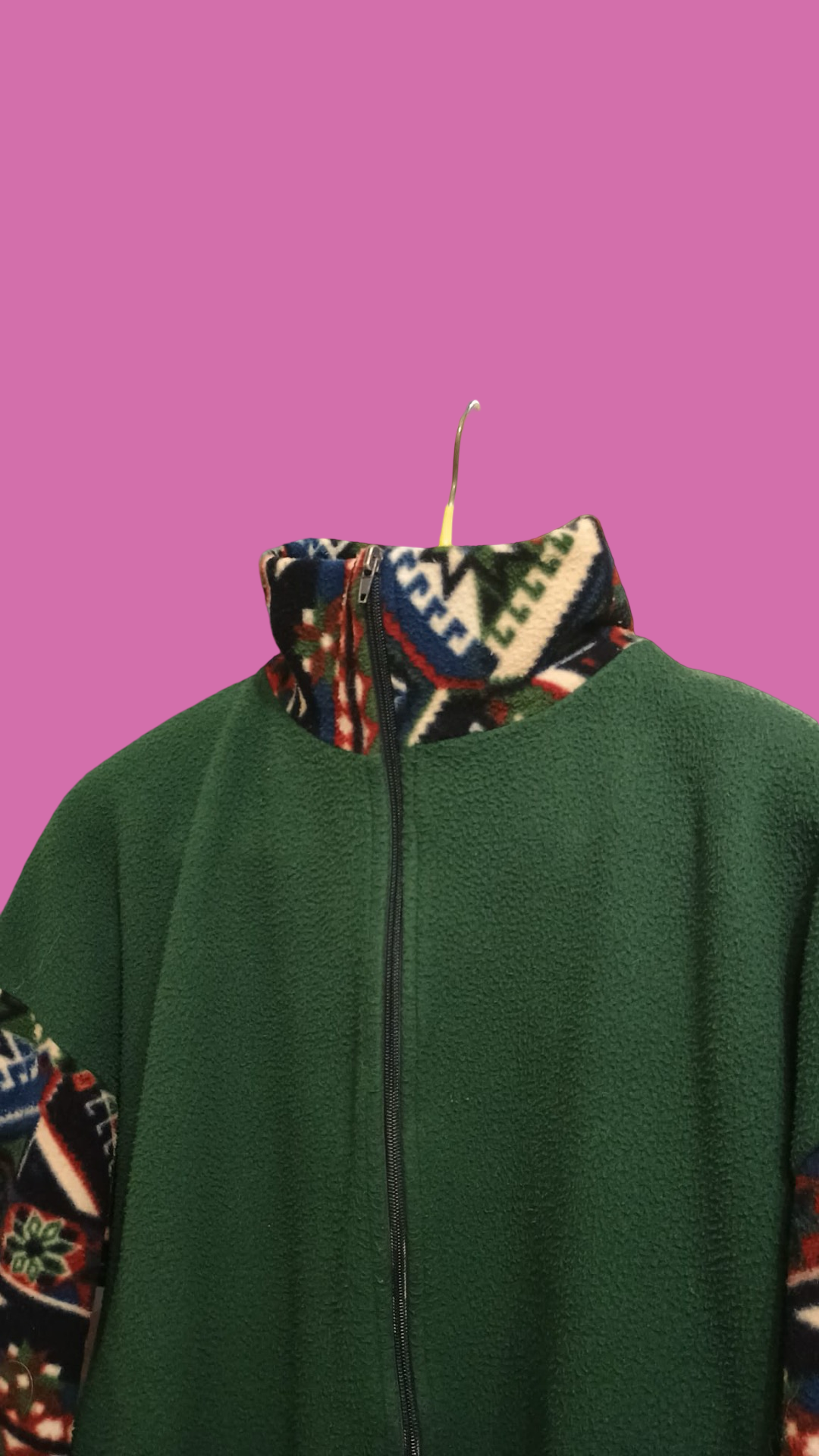 Vintage Multicolor Fantasy 90's Fleece Unisex Size L