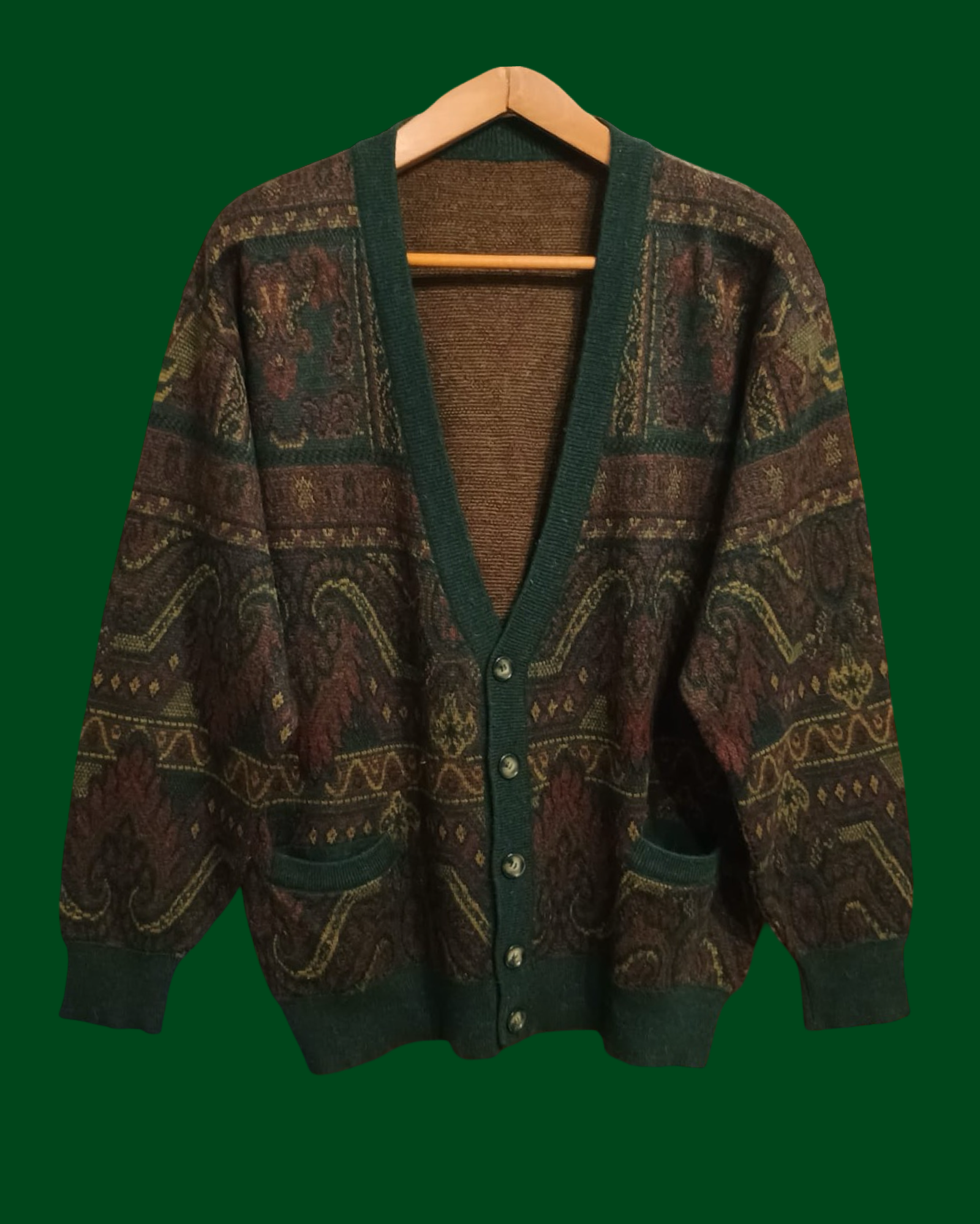 Vintage Multicolor Fantasy 90's Sweater Unisex Size L