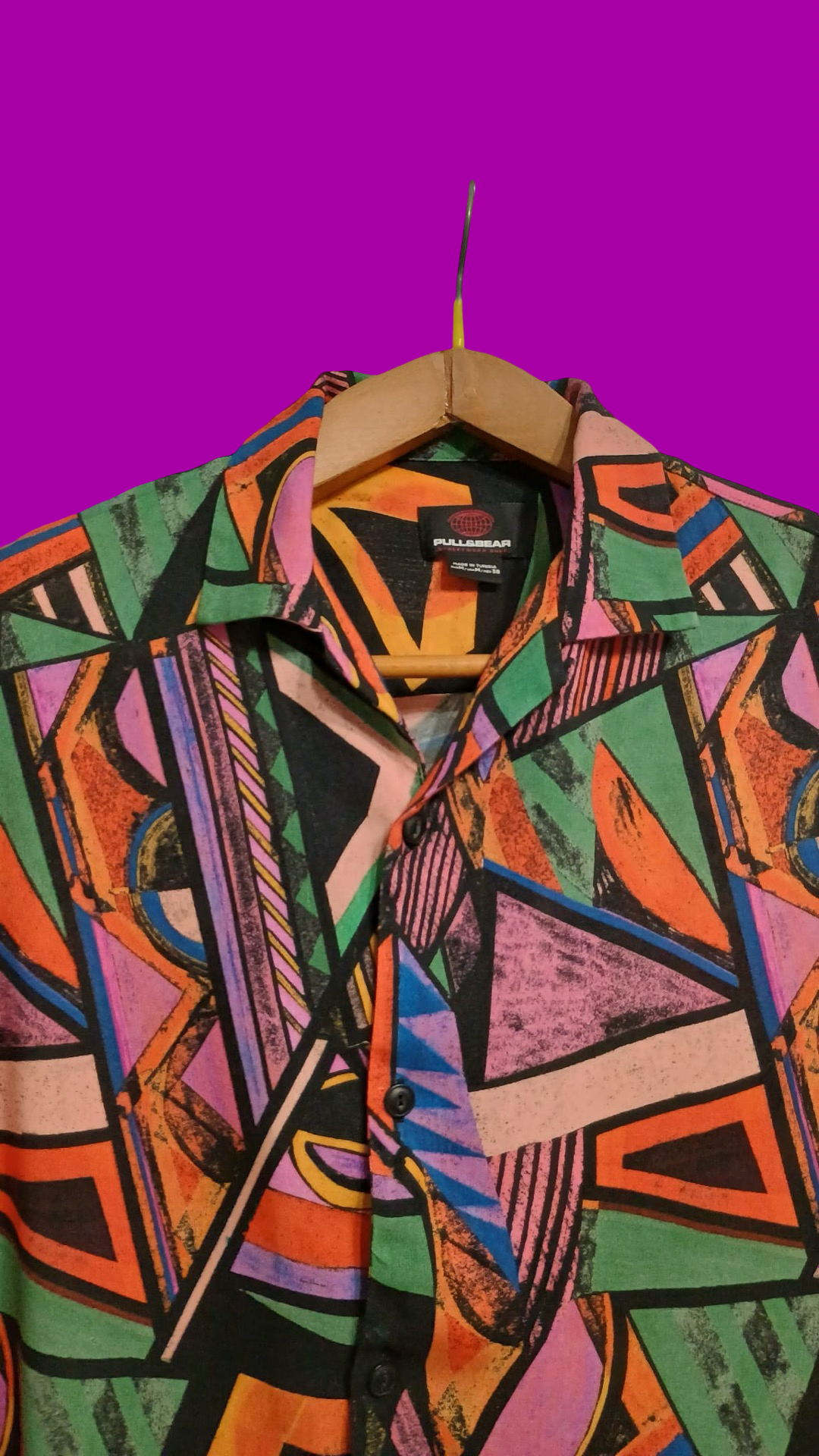 Vintage Style Multicolor Fantasy Shirt Unisex Size L