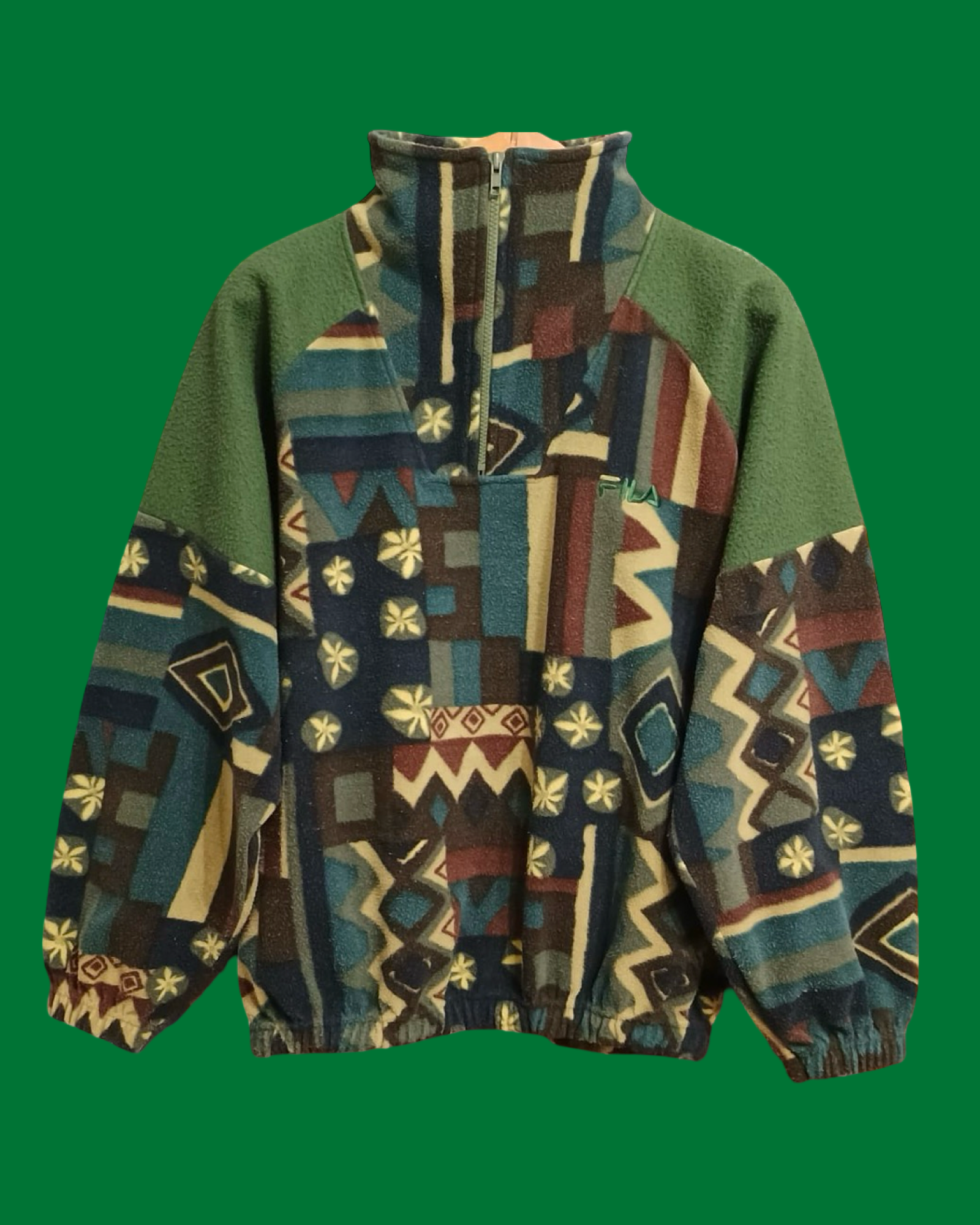 Vintage Multicolor Fantasy 90's Fila Fleece Unisex Size M