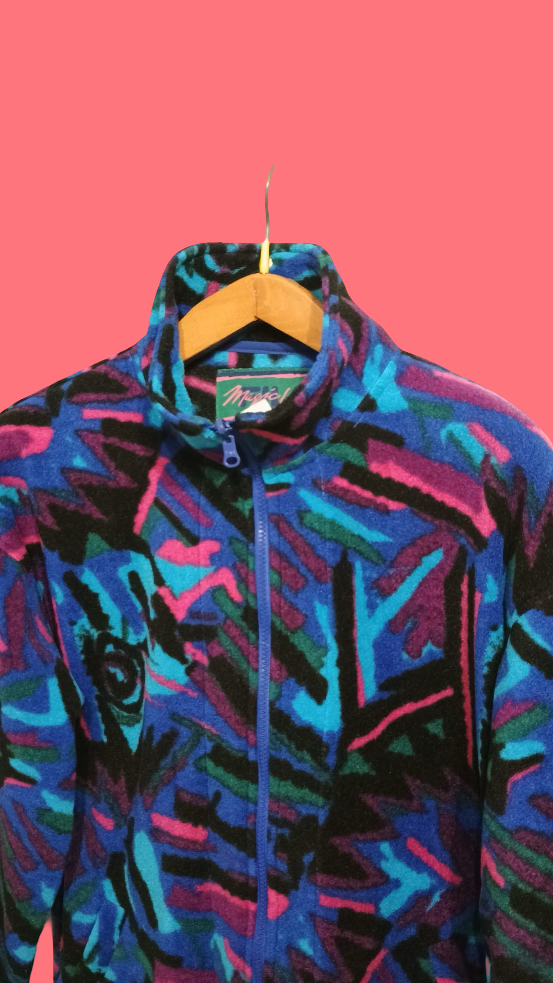 Vintage Multicolor Fantasy 90's Fila Sweatshirt Unisex Size L