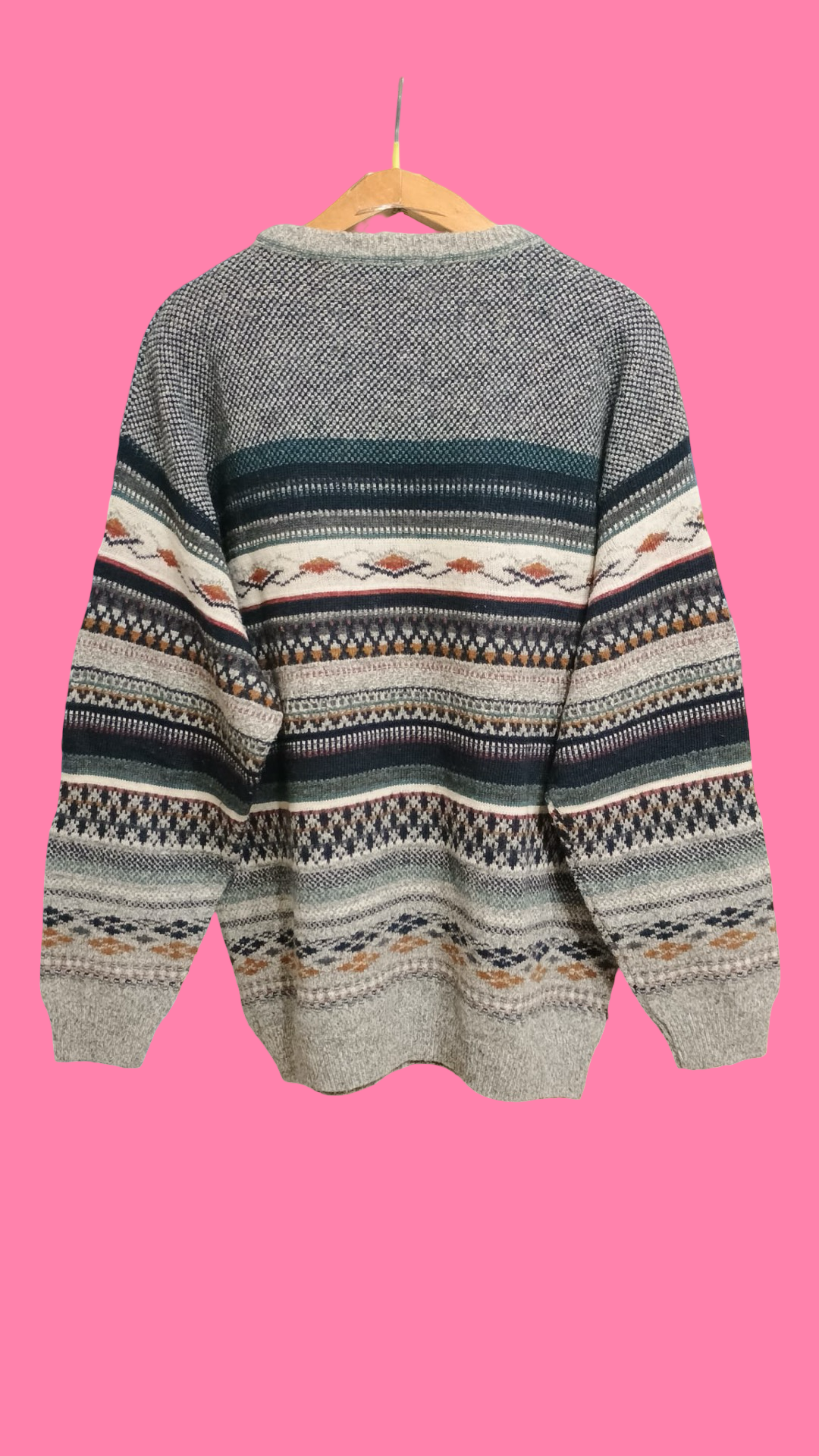 Vintage Multicolor Fantasy 90's Sweater Unisex Size XL