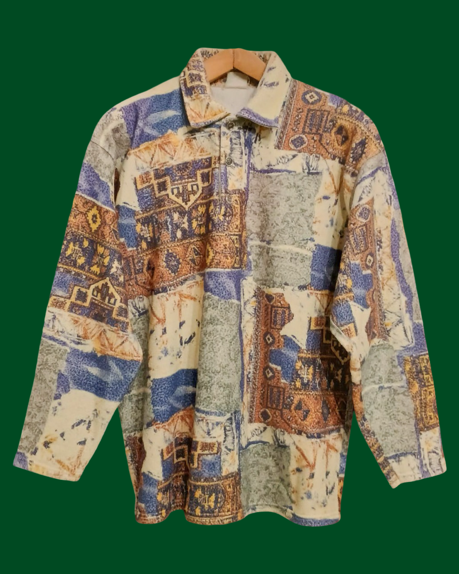 Vintage Multicolor Fantasy 90's Sweatshirt Unisex Size L