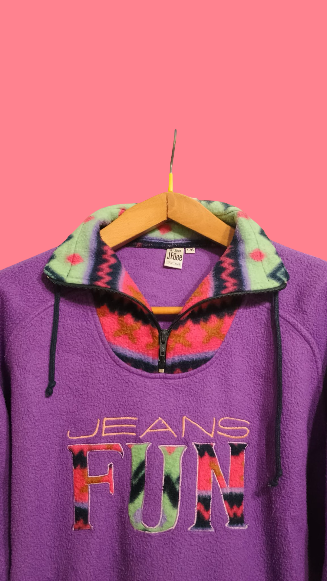 Vintage Multicolor Fantasy 90's Sweatshirt Unisex Size L
