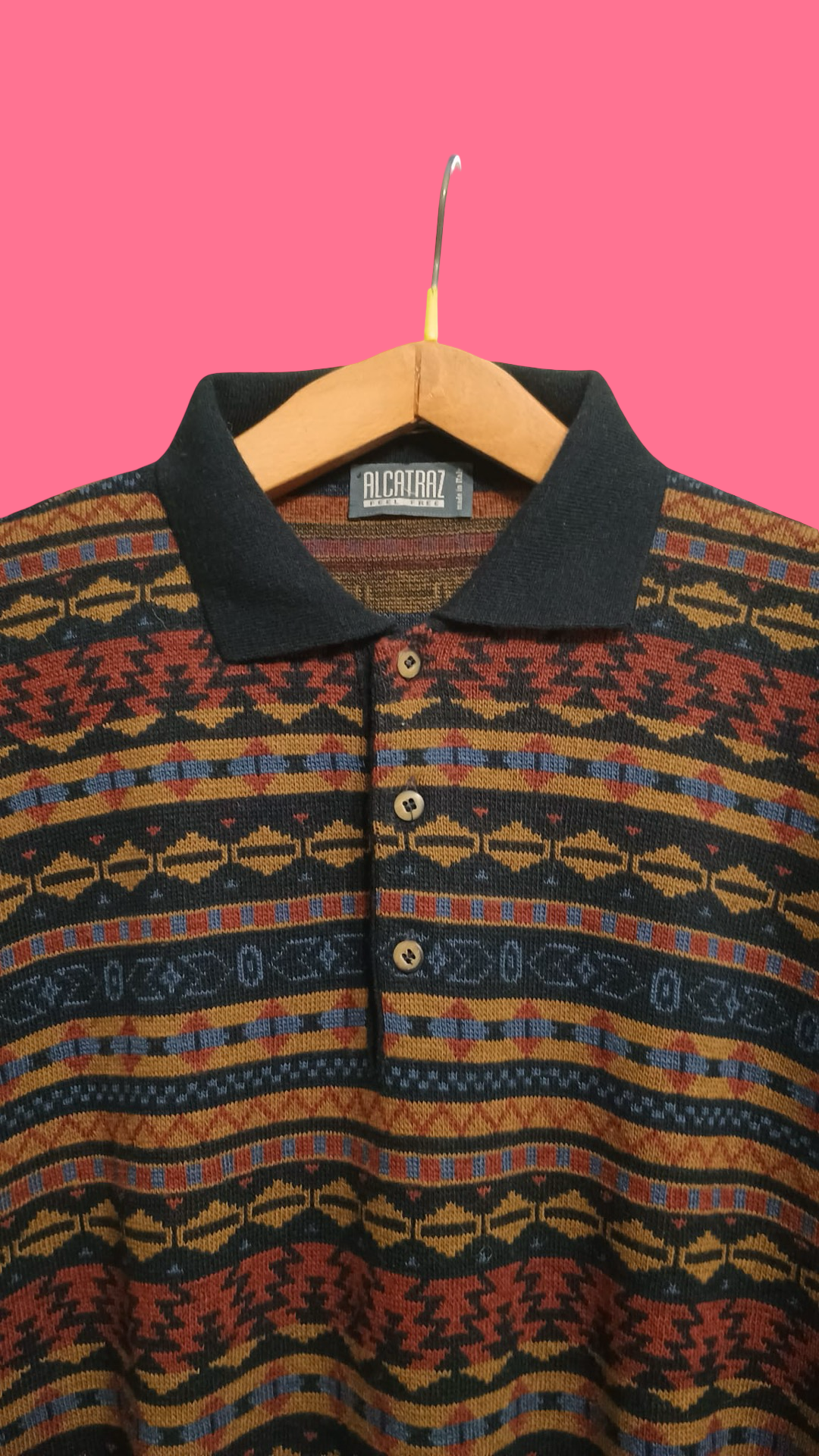 Vintage Multicolor Fantasy 90's Sweater Unisex Size XL
