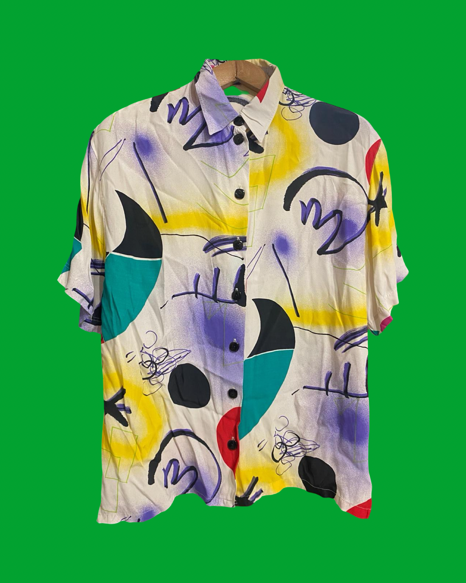 Vintage Multicolor Fantasy 90's Shirt Unisex Size M