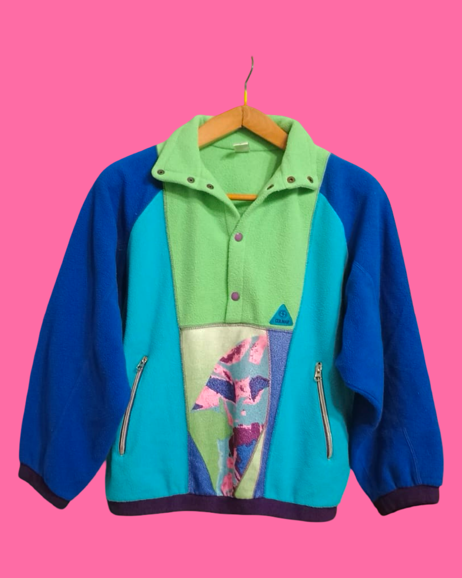 Vintage Colmar Multicolor Fantasy 90's Sweatshirt Woman Size S