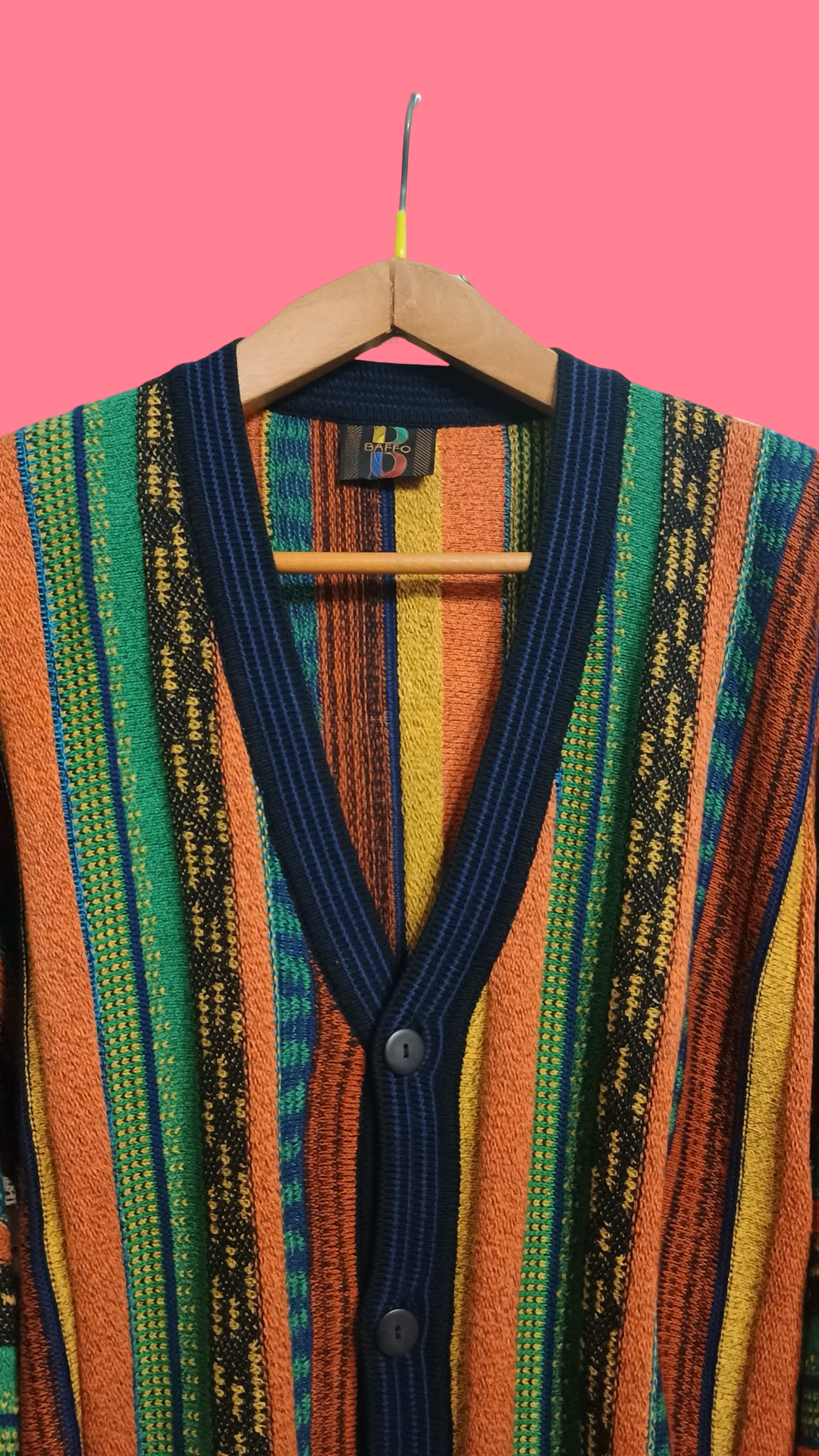 Vintage Multicolor Fantasy 90's Sweater Unisex Size L
