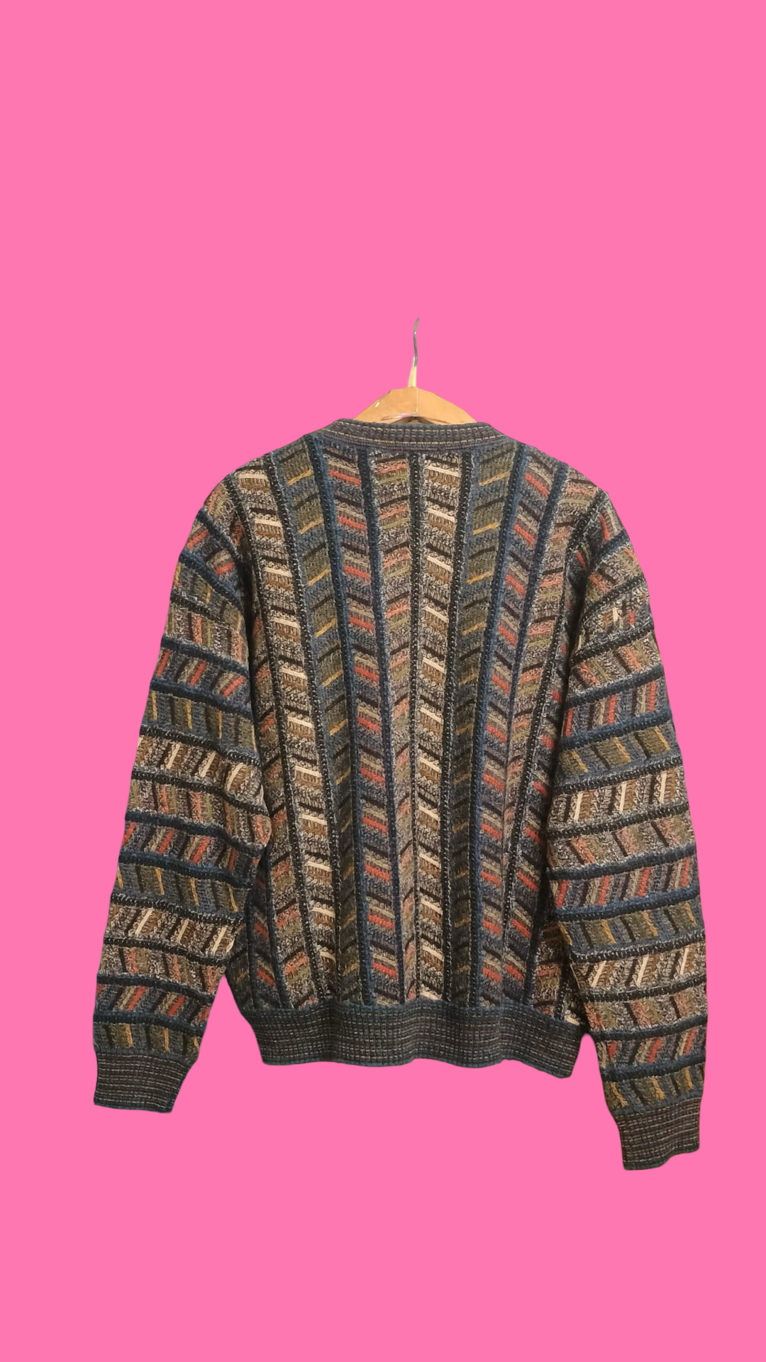 Vintage Multicolor Fantasy 90's Sweater Unisex Size M