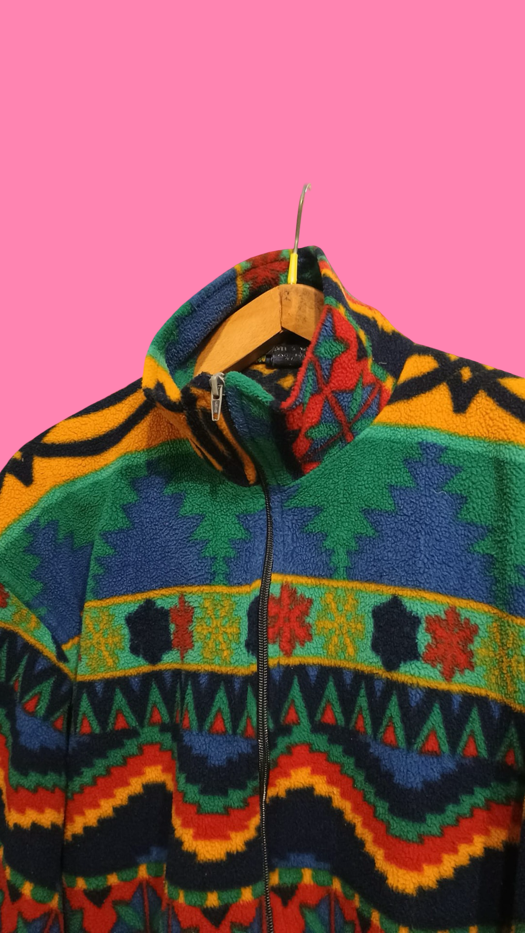 Vintage Multicolor Fantasy 90's Pile Sweatshirt Unisex Size XL