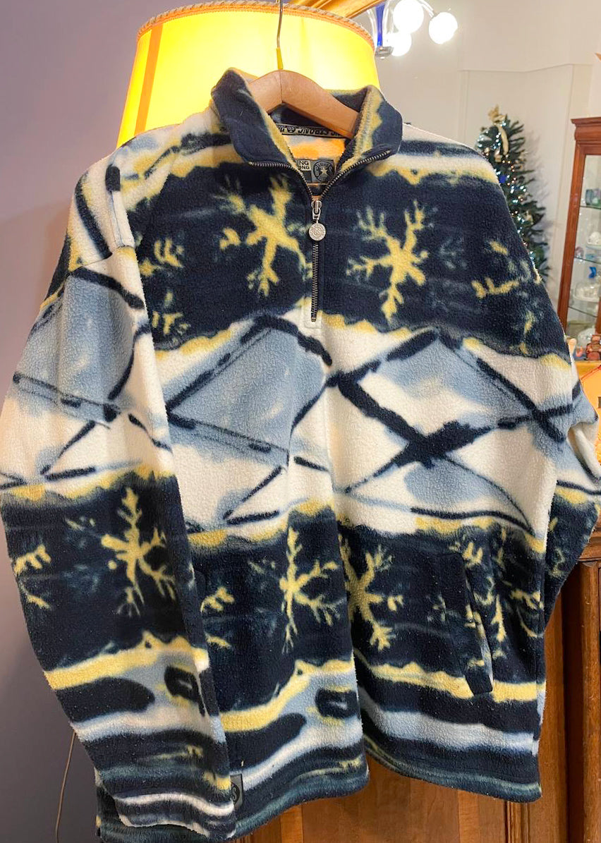 Vintage Multicolor Fantasy Rare 90's Pile Sweatshirt Unisex XL