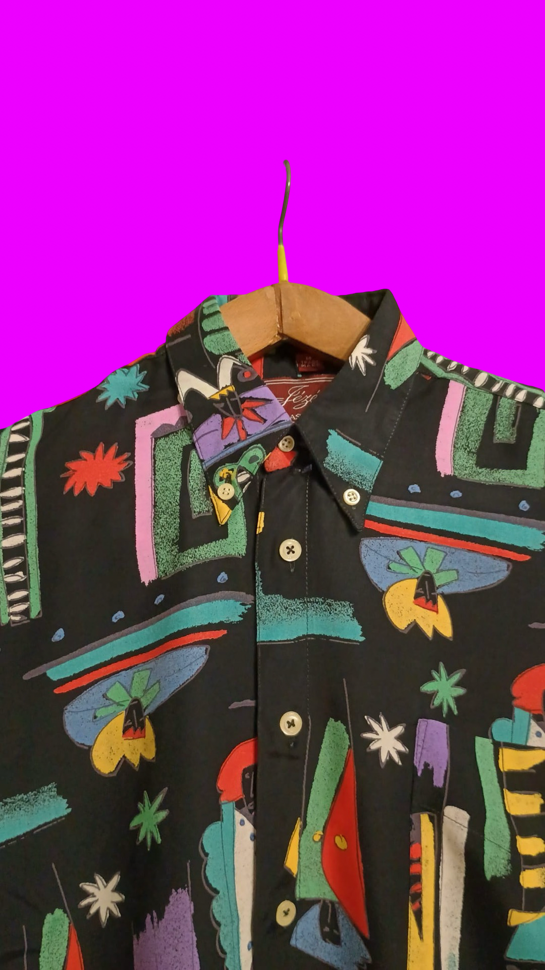 Vintage Multicolor Fantasy 90's Shirt Unisex Size M