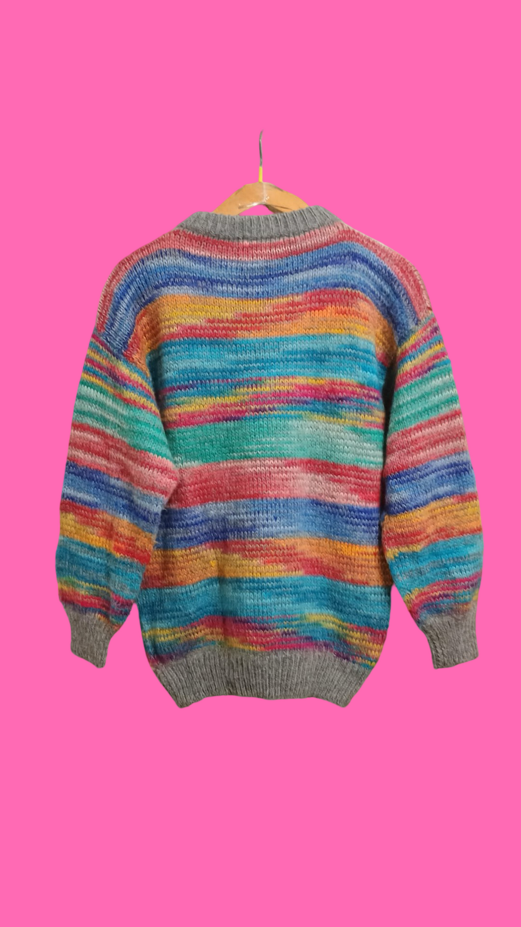 Vintage Multicolor Fantasy 90's Sweater Unisex Size S