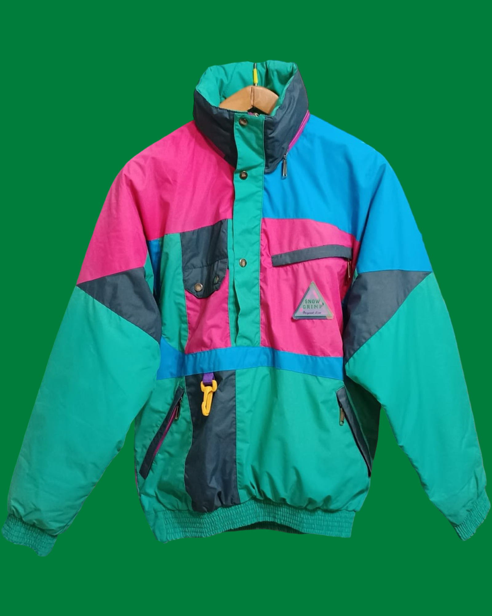 Vintage Multicolor Fantasy 90's Snow Jacket Unisex Size M