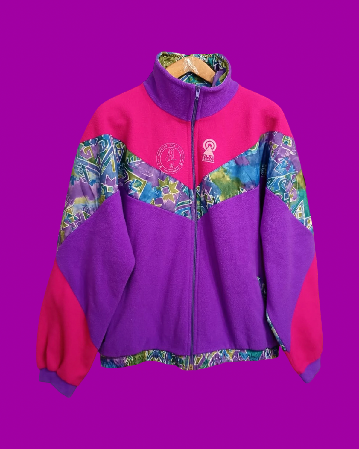 Vintage Multicolor Fantasy 90's Fleece Unisex Size M