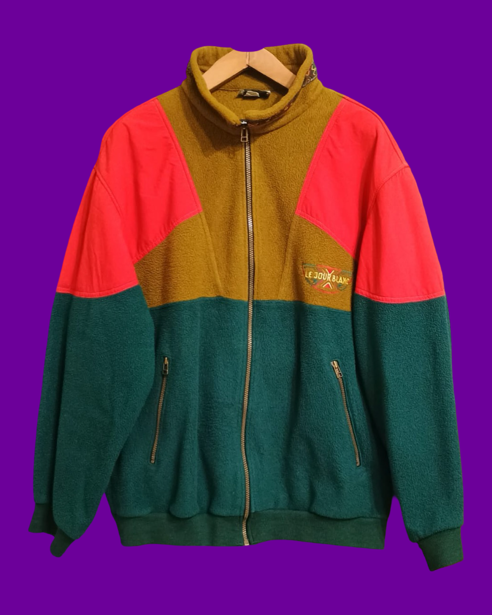 Vintage Multicolor Fantasy 90's Fleece Unisex Size L